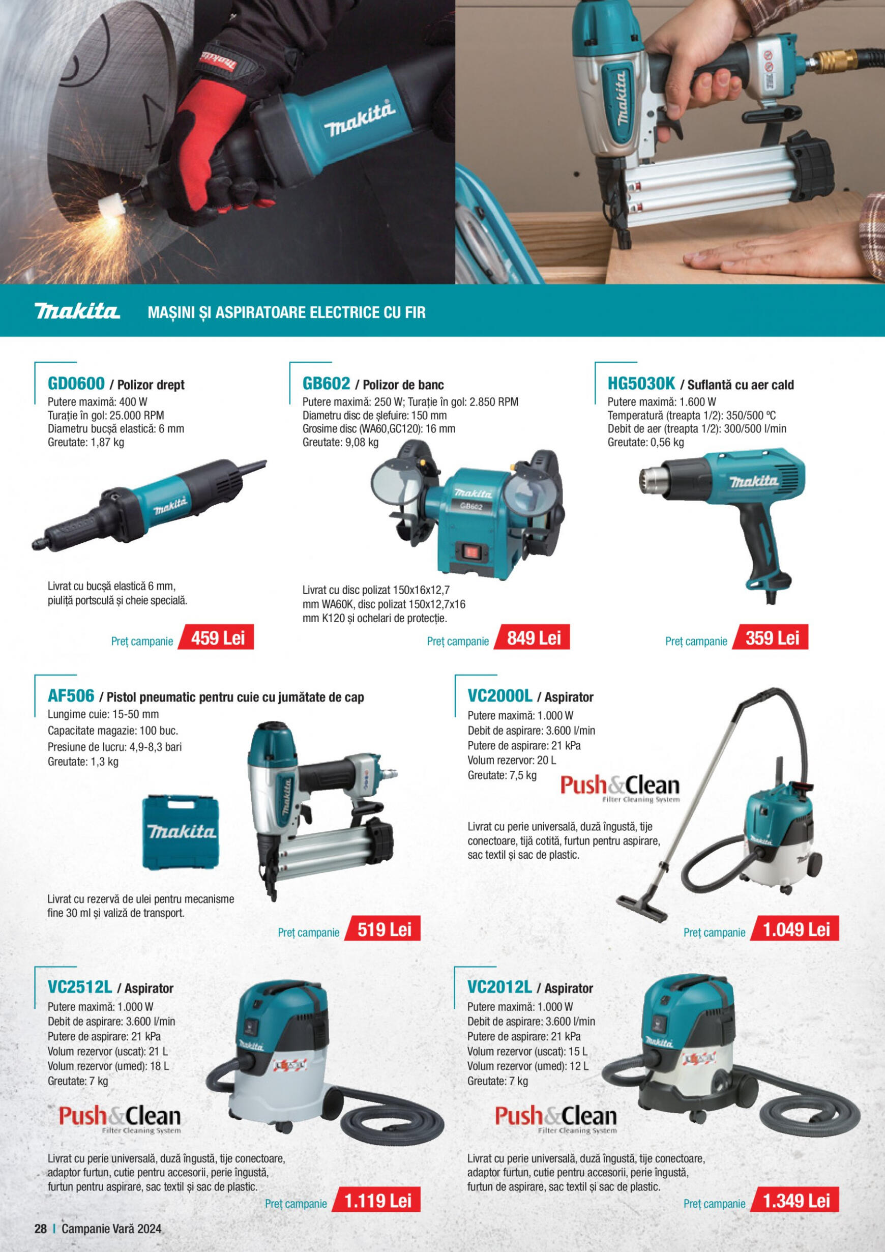 makita - Catalog nou Makita - Broșură Campanie Construcții Vară 2024 01.07. - 30.09. - page: 28