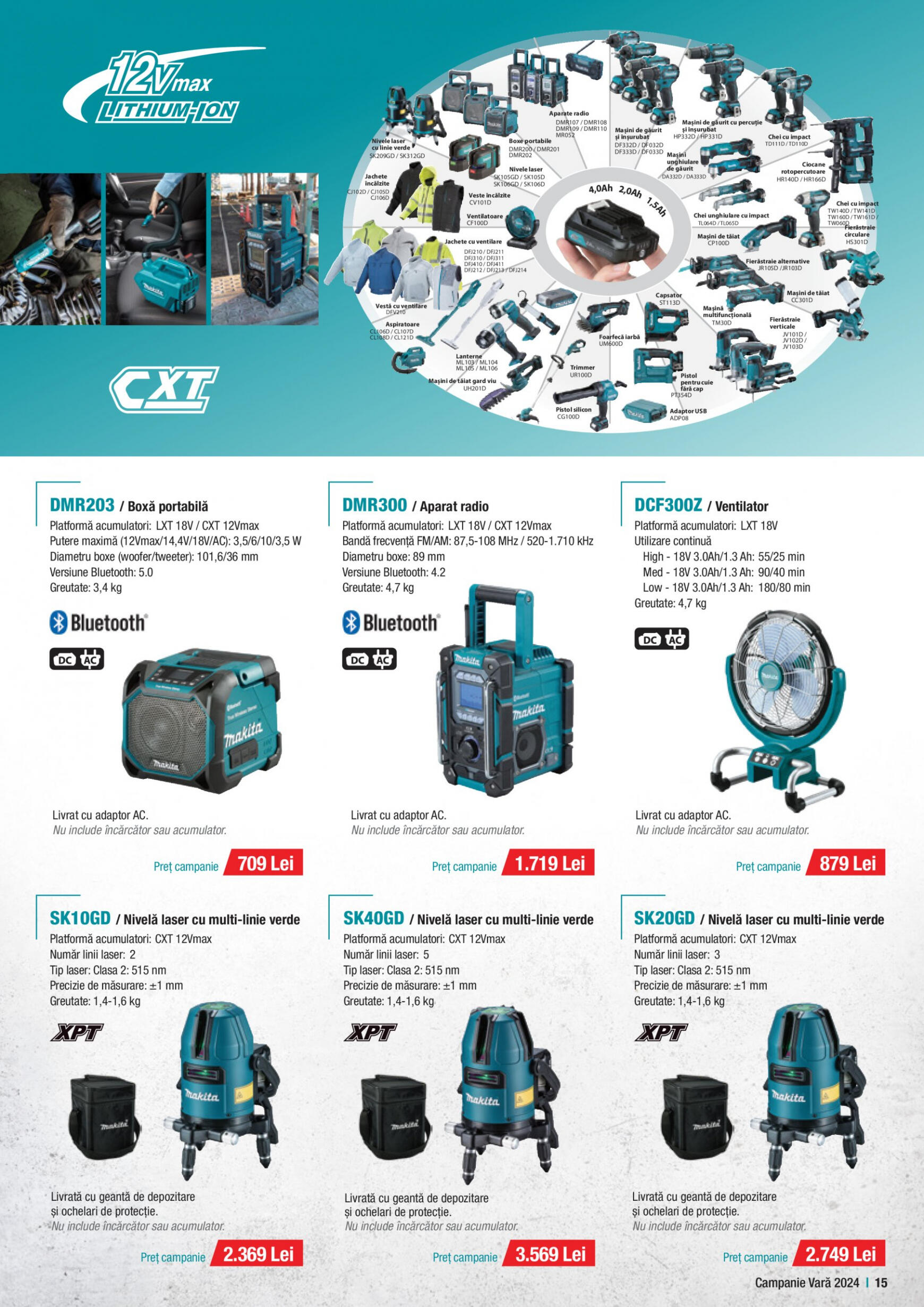 makita - Catalog nou Makita - Broșură Campanie Construcții Vară 2024 01.07. - 30.09. - page: 15