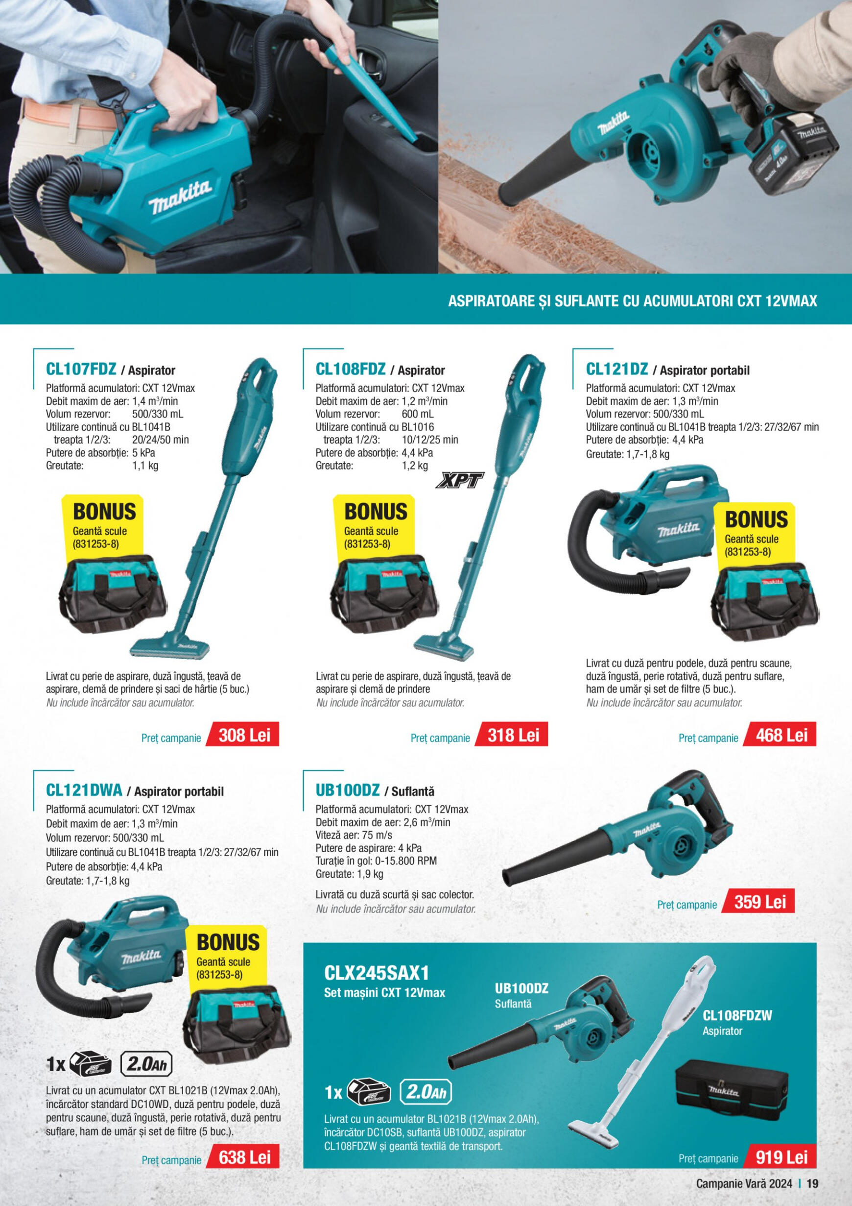 makita - Catalog nou Makita - Broșură Campanie Construcții Vară 2024 01.07. - 30.09. - page: 19