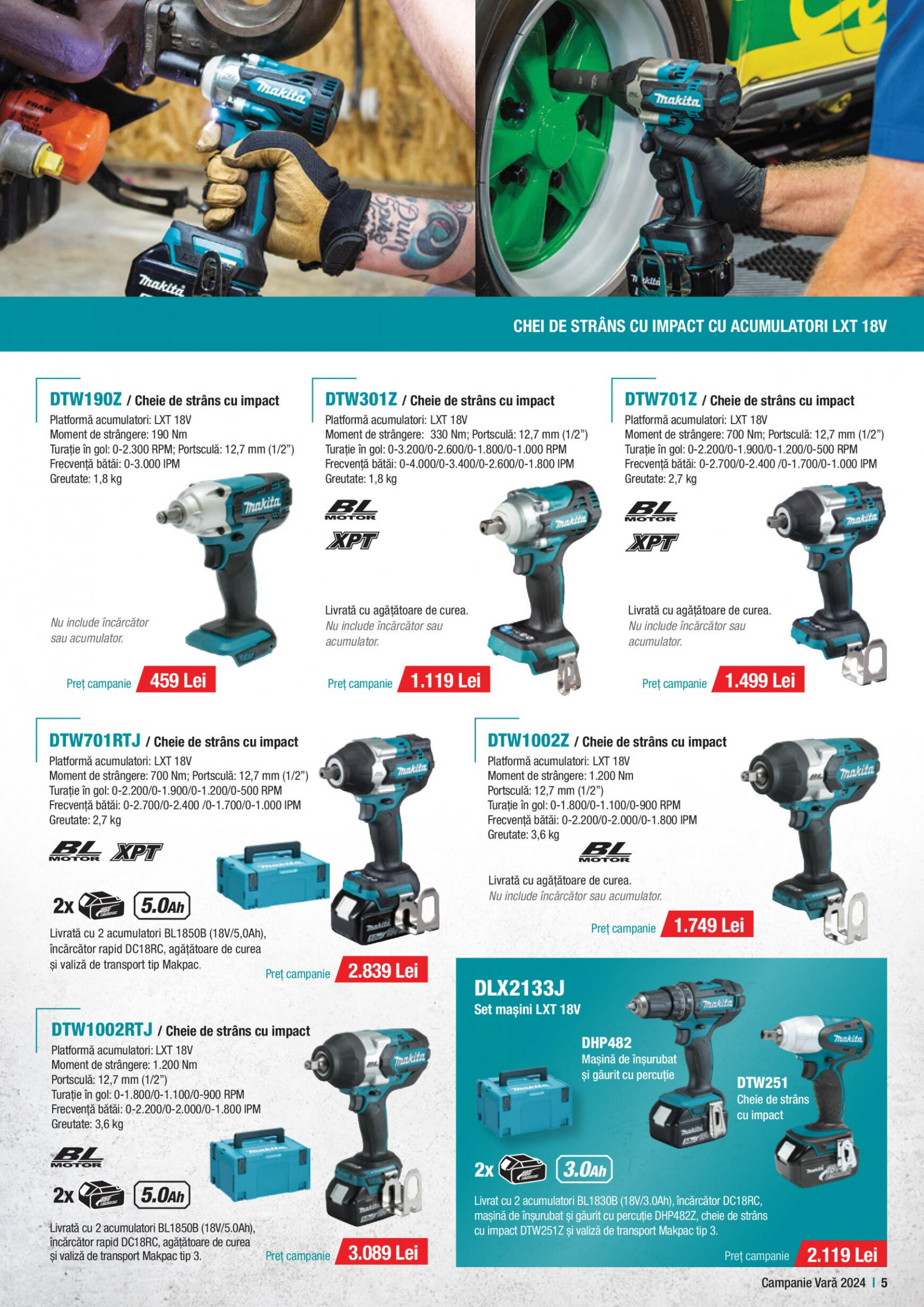 makita - Catalog nou Makita - Broșură Campanie Construcții Vară 2024 01.07. - 30.09. - page: 5