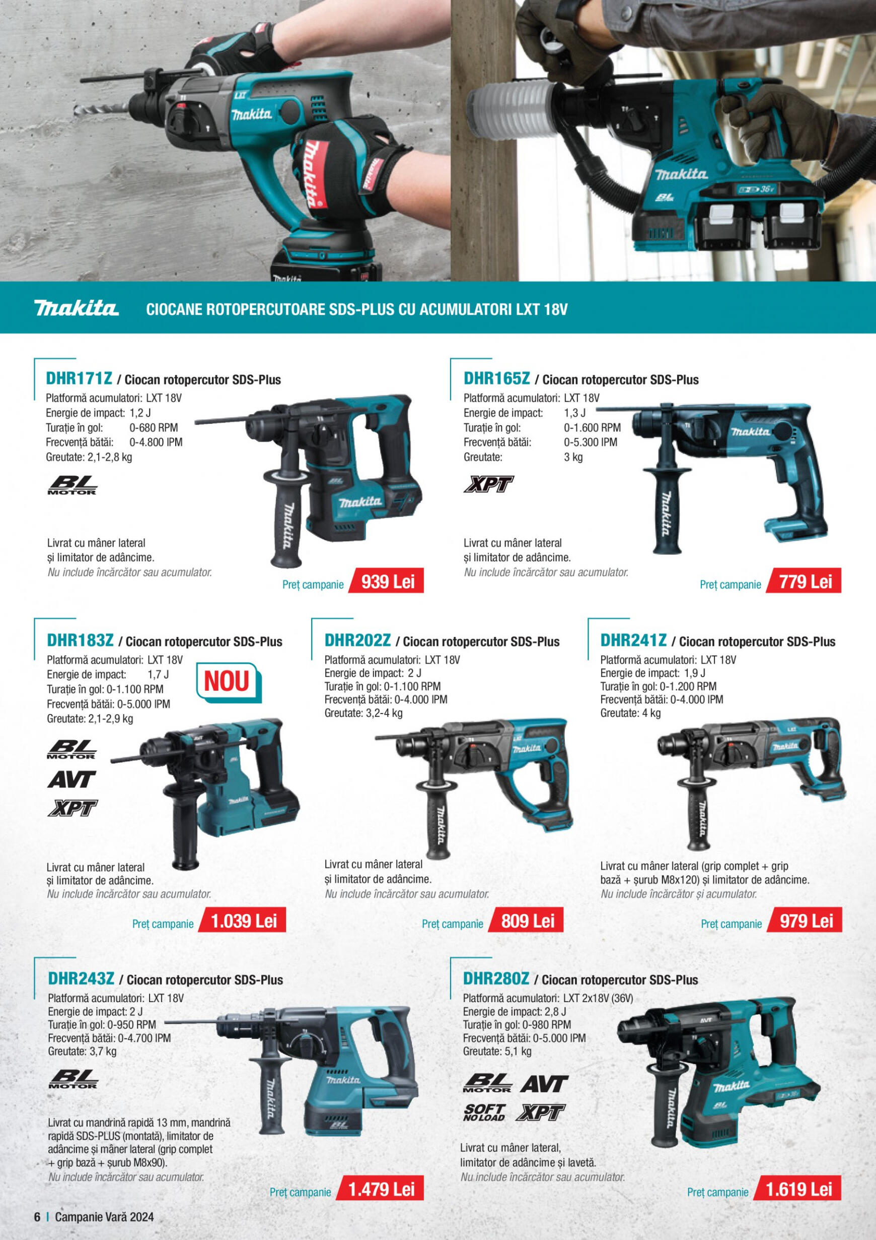 makita - Catalog nou Makita - Broșură Campanie Construcții Vară 2024 01.07. - 30.09. - page: 6