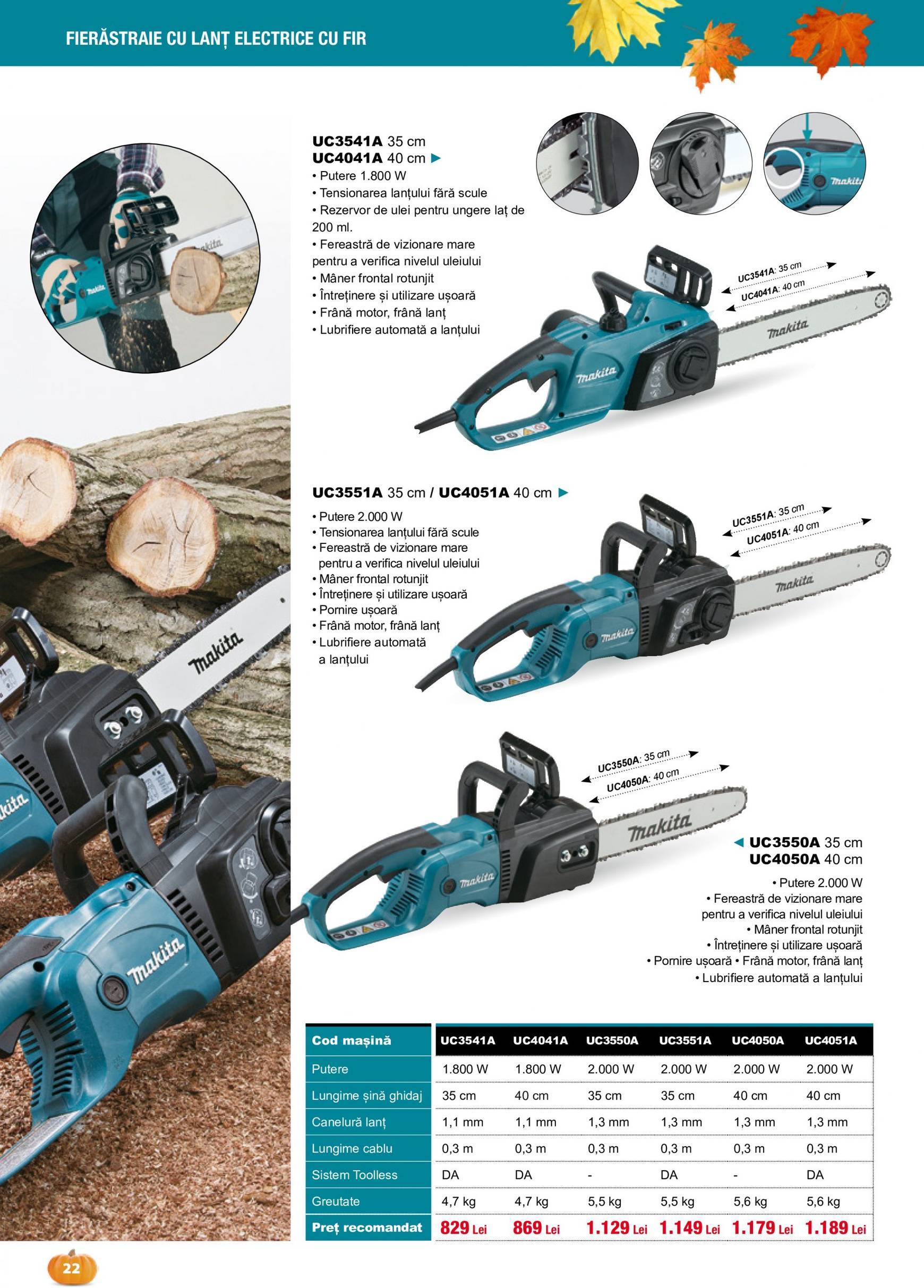 makita - Catalog nou Makita - Grădină Toamnă-Iarnă 2024 01.09. - 20.12. - page: 22