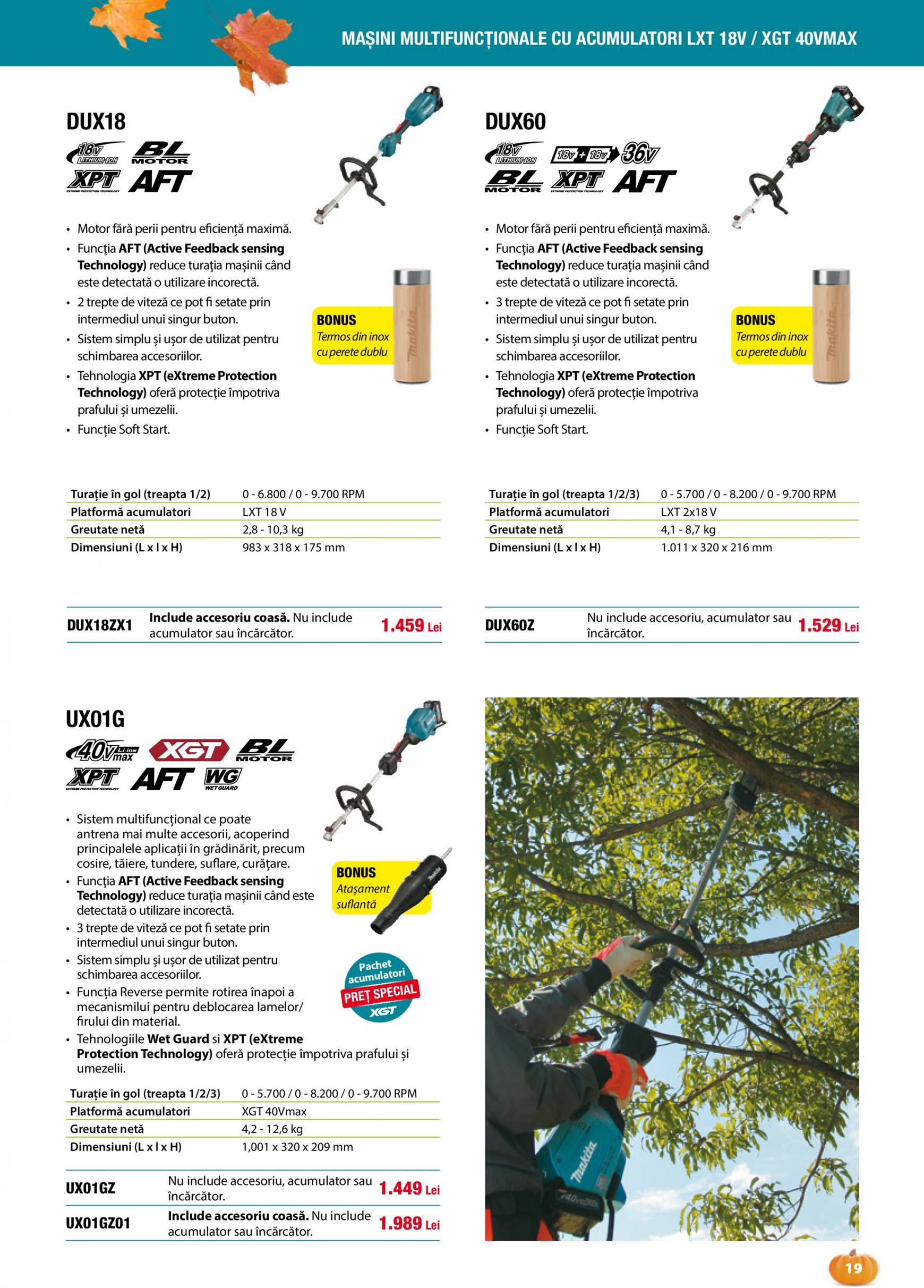 makita - Catalog nou Makita - Grădină Toamnă-Iarnă 2024 01.09. - 20.12. - page: 19