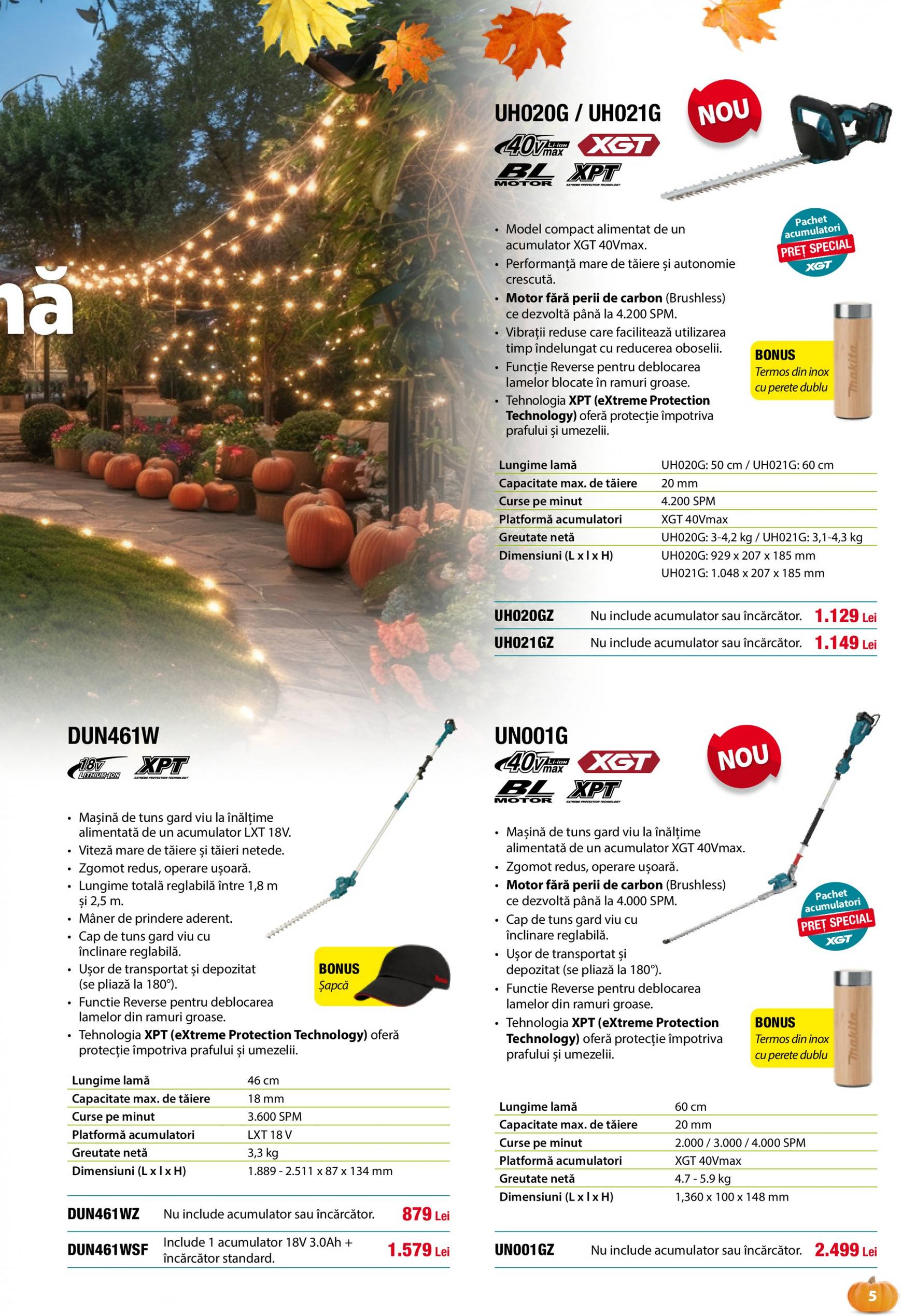 makita - Catalog nou Makita - Grădină Toamnă-Iarnă 2024 01.09. - 20.12. - page: 5