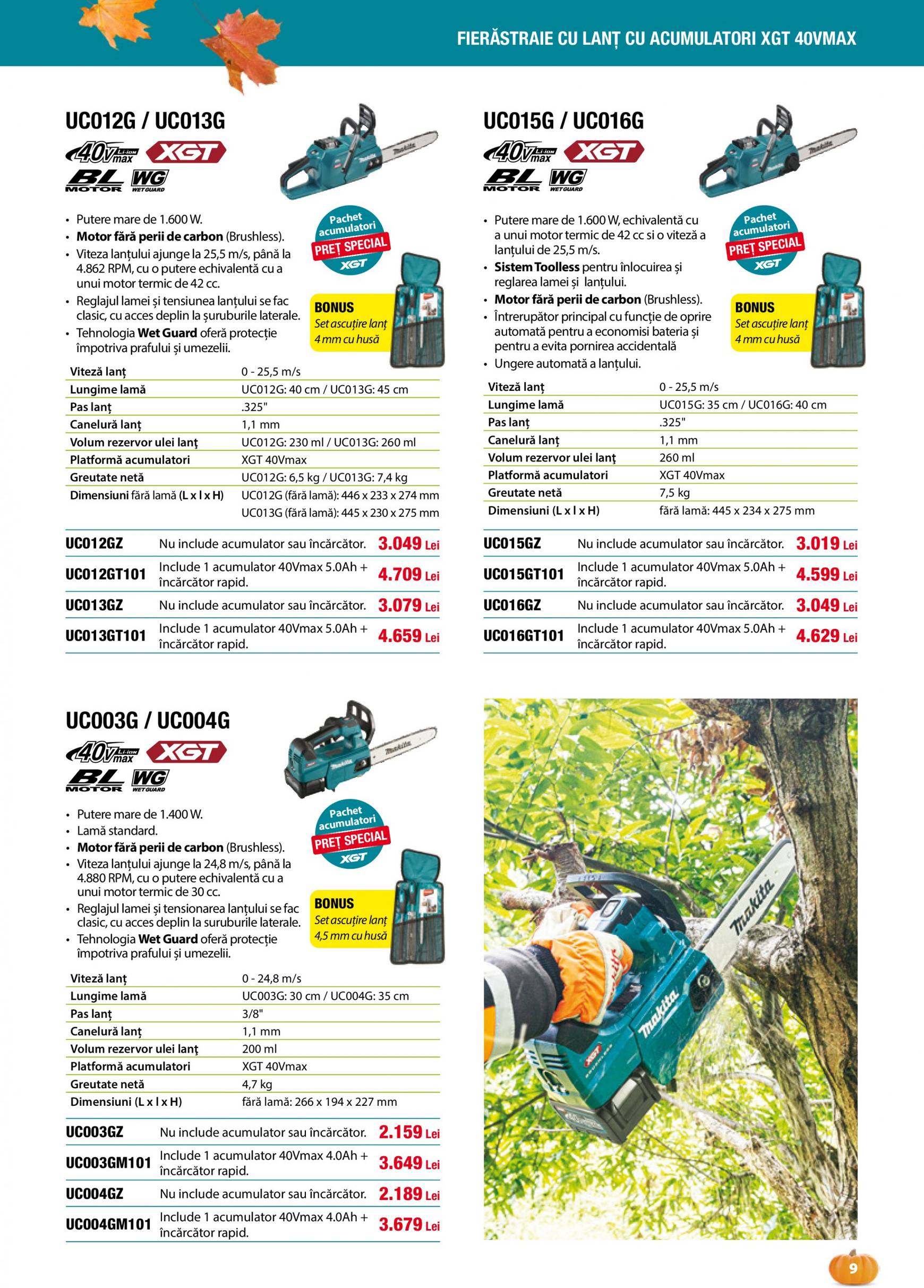 makita - Catalog nou Makita - Grădină Toamnă-Iarnă 2024 01.09. - 20.12. - page: 9