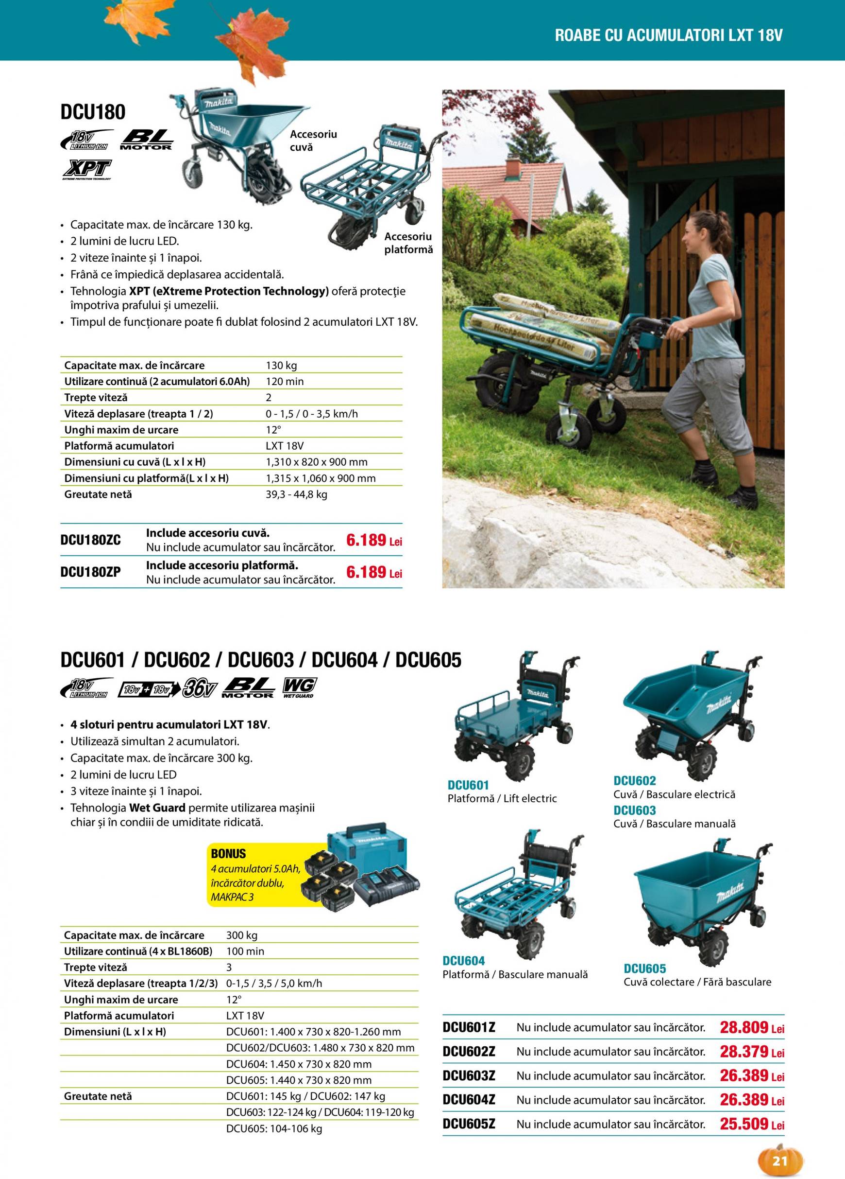 makita - Catalog nou Makita - Grădină Toamnă-Iarnă 2024 01.09. - 20.12. - page: 21