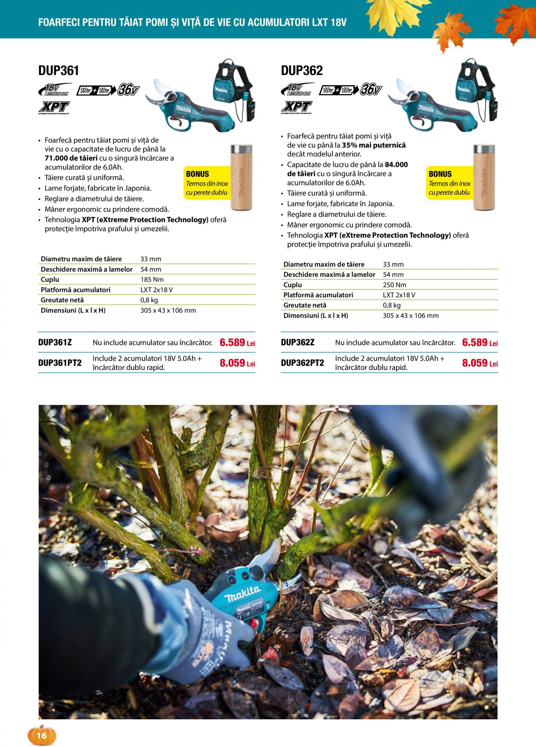 makita - Catalog nou Makita - Grădină Toamnă-Iarnă 2024 01.09. - 20.12. - page: 16