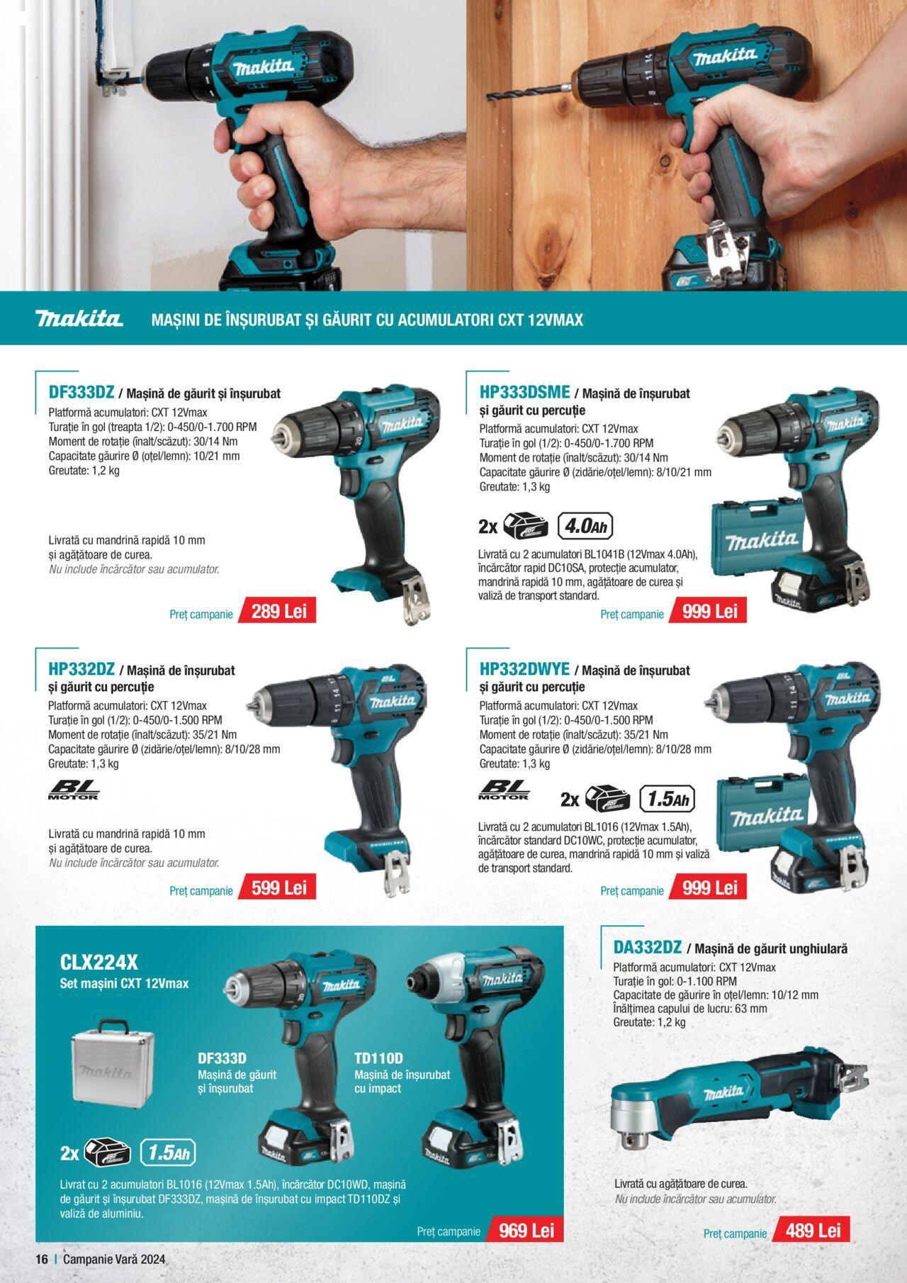 makita - Catalog Makita 01.07.2024 - 30.09.2024 - page: 16