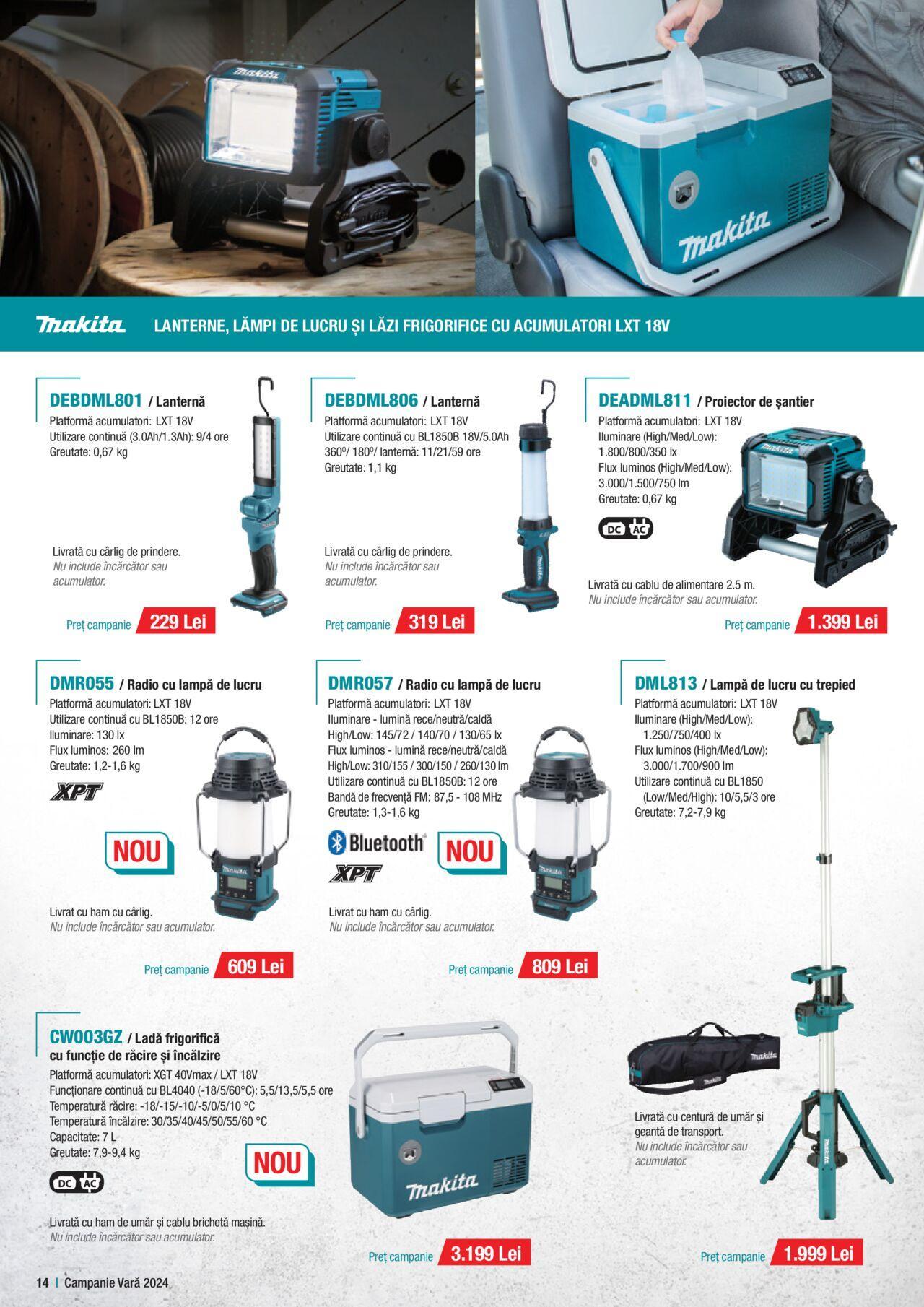 makita - Catalog Makita 01.07.2024 - 30.09.2024 - page: 14