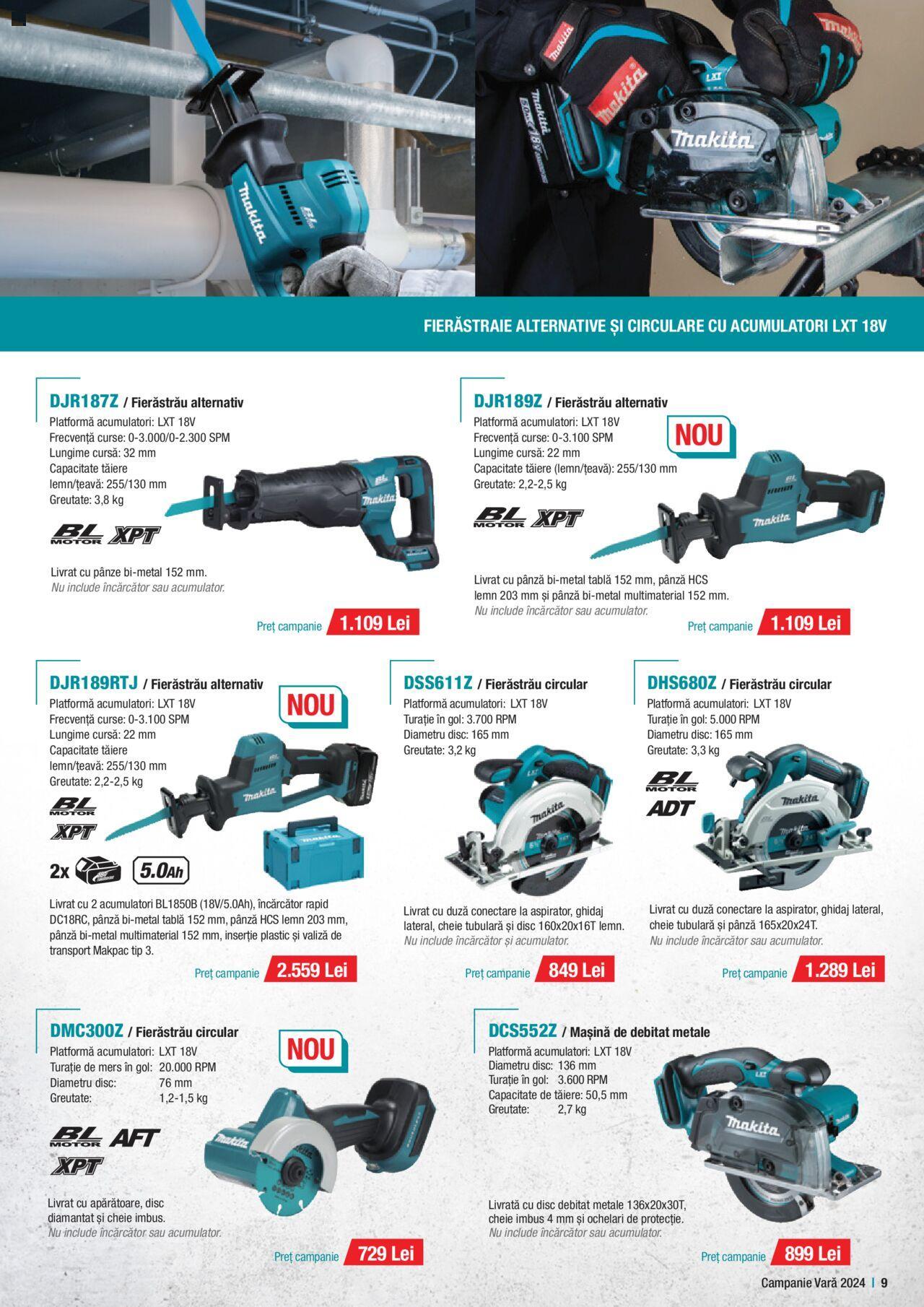 makita - Catalog Makita 01.07.2024 - 30.09.2024 - page: 9