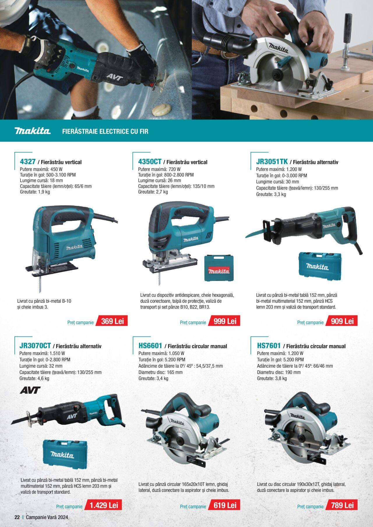 makita - Catalog Makita 01.07.2024 - 30.09.2024 - page: 22