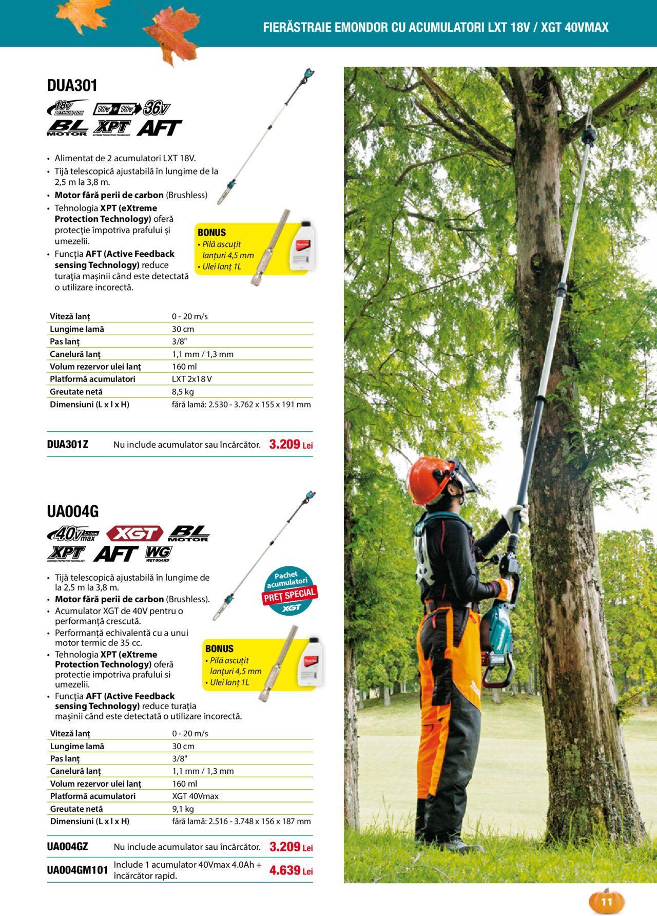 makita - Makita catalog - Grădină Toamnă/Iarnă 01.09.2024 - 20.12.2024 - page: 11