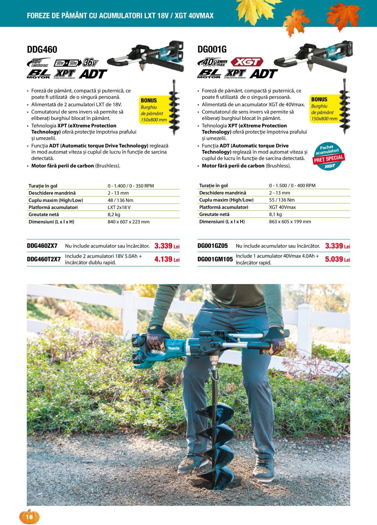 makita - Makita catalog - Grădină Toamnă/Iarnă 01.09.2024 - 20.12.2024 - page: 18