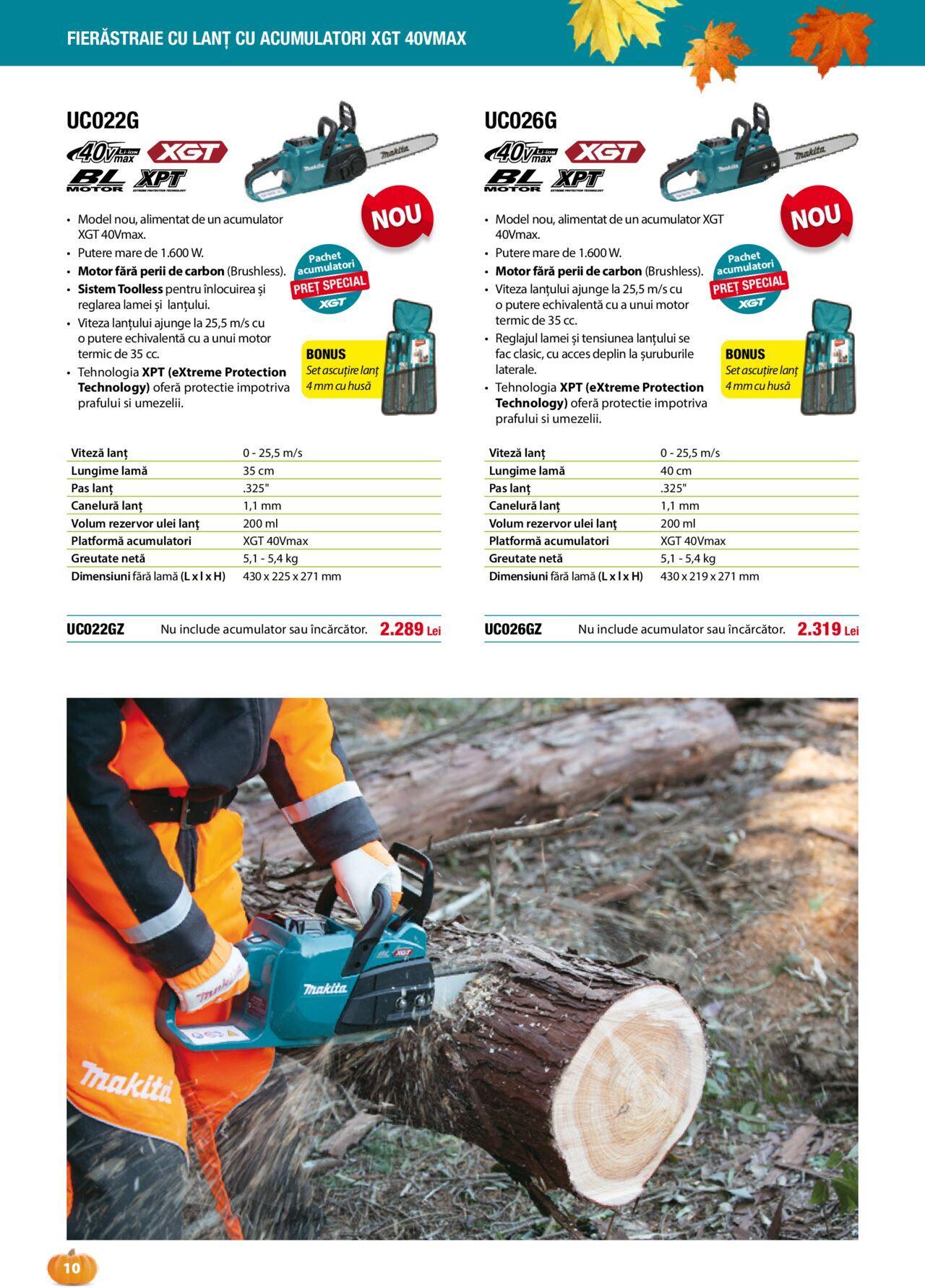 makita - Makita catalog - Grădină Toamnă/Iarnă 01.09.2024 - 20.12.2024 - page: 10