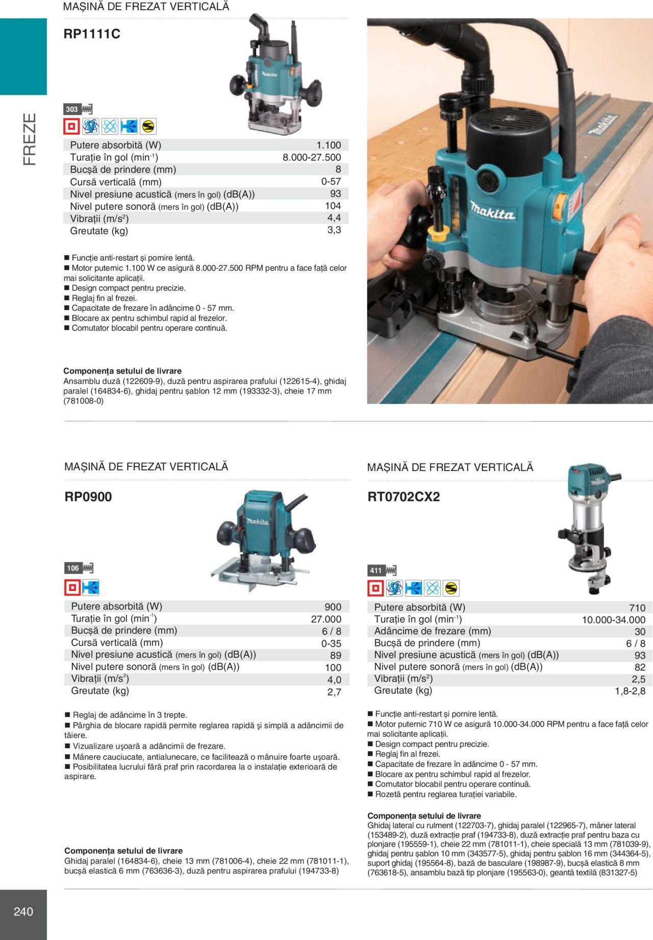 makita - Makita catalog - Mașini Profesionale de joi 01.02.2024 - page: 240