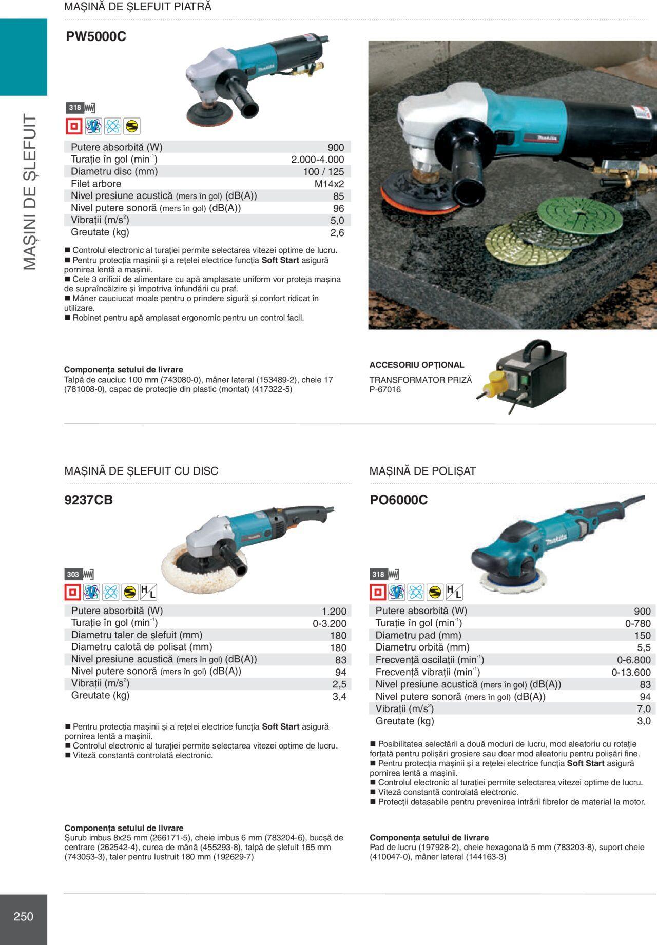 makita - Makita catalog - Mașini Profesionale de joi 01.02.2024 - page: 250