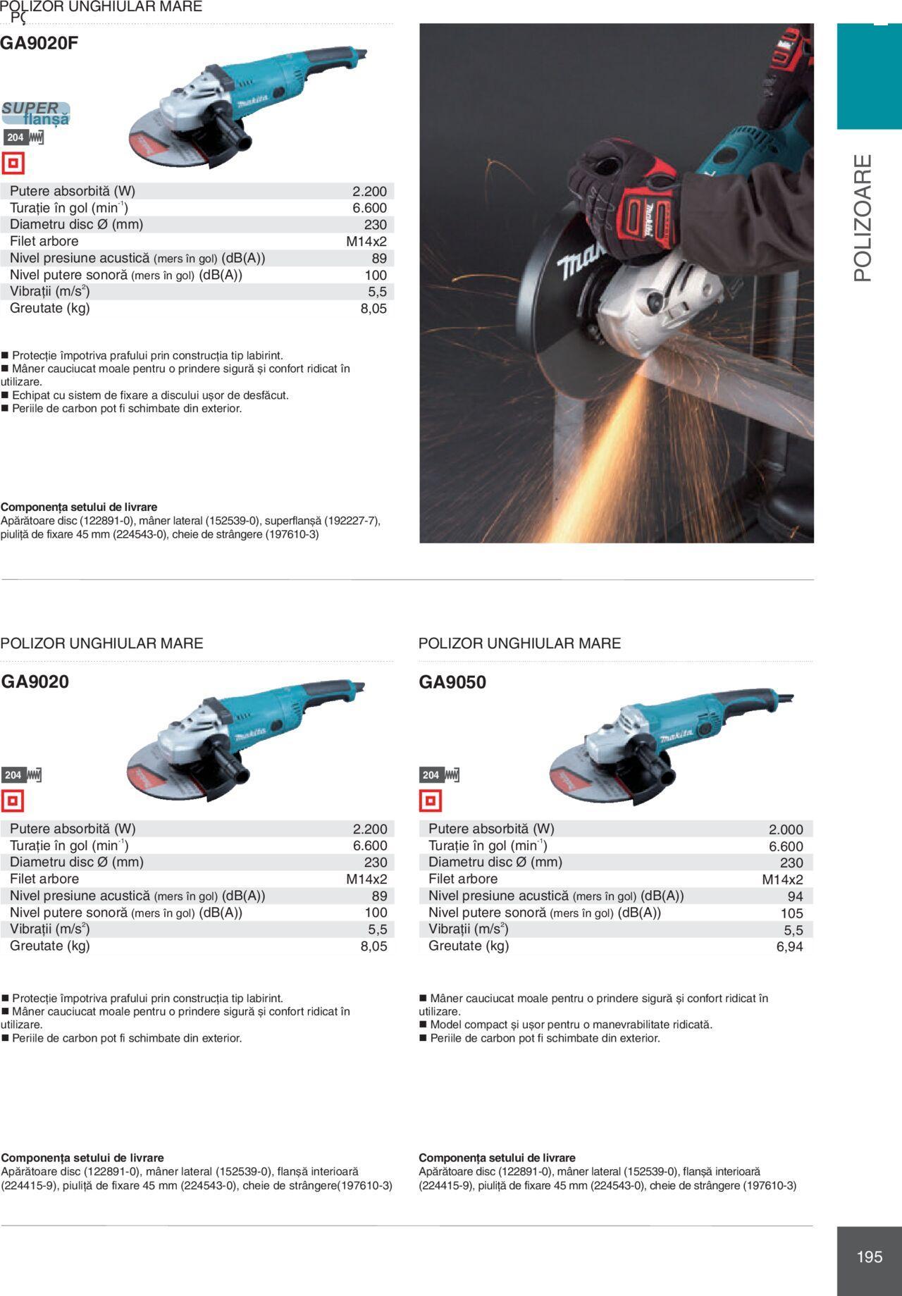 makita - Makita catalog - Mașini Profesionale de joi 01.02.2024 - page: 195