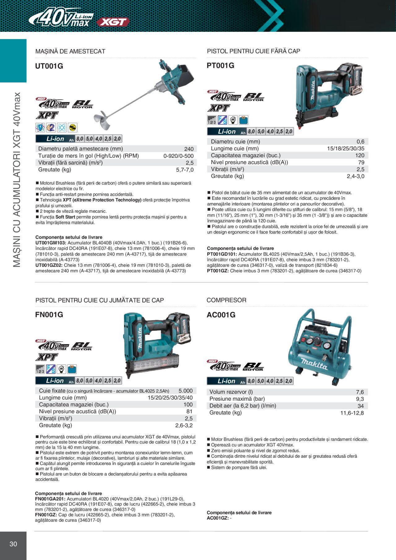 makita - Makita catalog - Mașini Profesionale de joi 01.02.2024 - page: 30