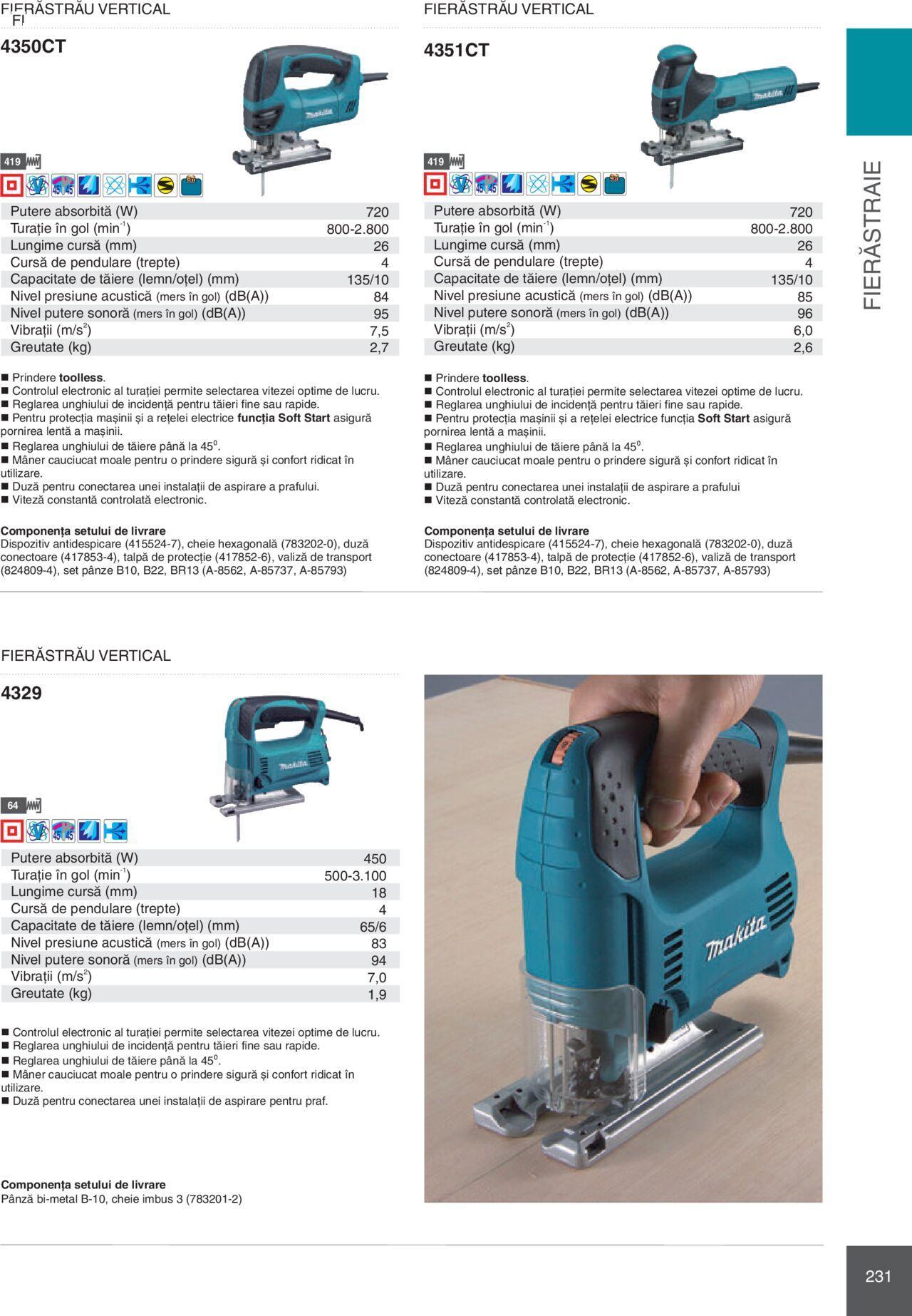 makita - Makita catalog - Mașini Profesionale de joi 01.02.2024 - page: 231