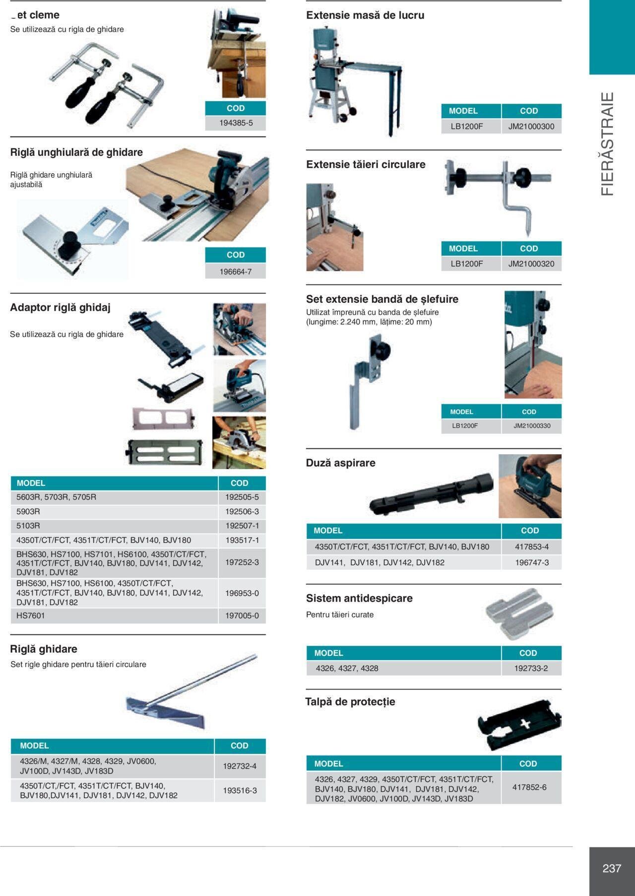 makita - Makita catalog - Mașini Profesionale de joi 01.02.2024 - page: 237