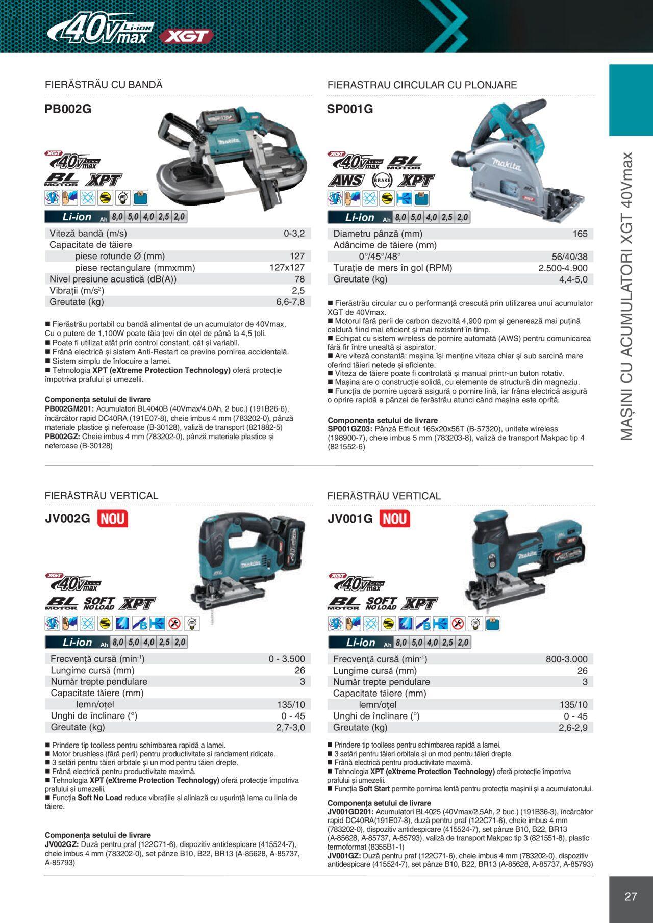 makita - Makita catalog - Mașini Profesionale de joi 01.02.2024 - page: 27