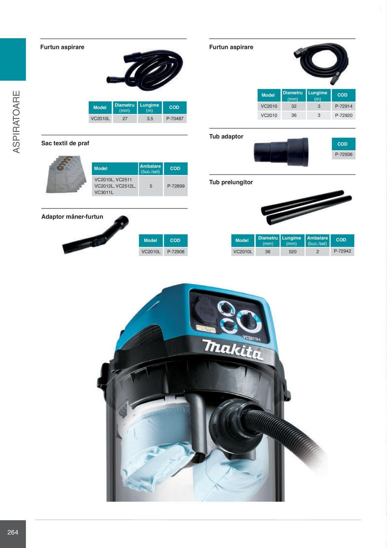 makita - Makita catalog - Mașini Profesionale de joi 01.02.2024 - page: 264