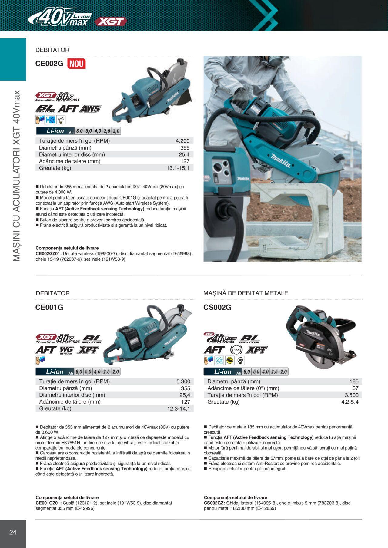 makita - Makita catalog - Mașini Profesionale de joi 01.02.2024 - page: 24