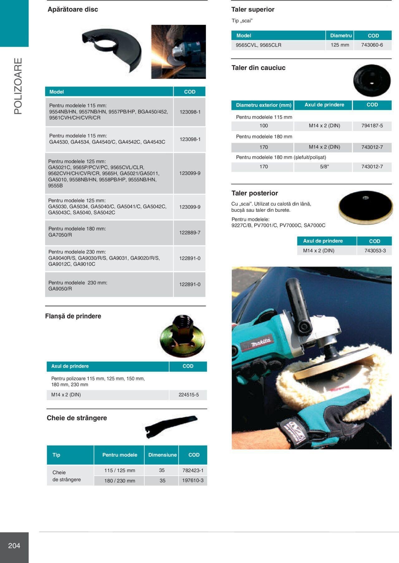 makita - Makita catalog - Mașini Profesionale de joi 01.02.2024 - page: 204