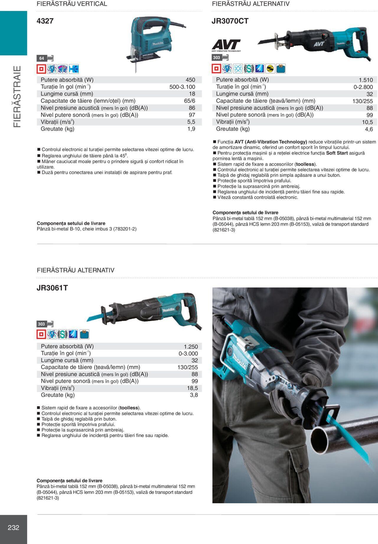 makita - Makita catalog - Mașini Profesionale de joi 01.02.2024 - page: 232