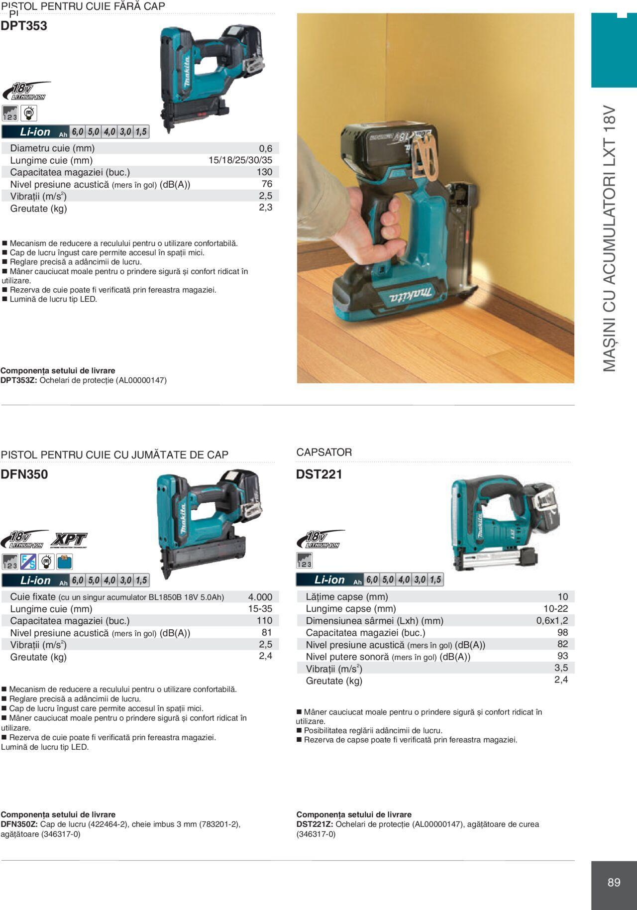 makita - Makita catalog - Mașini Profesionale de joi 01.02.2024 - page: 89