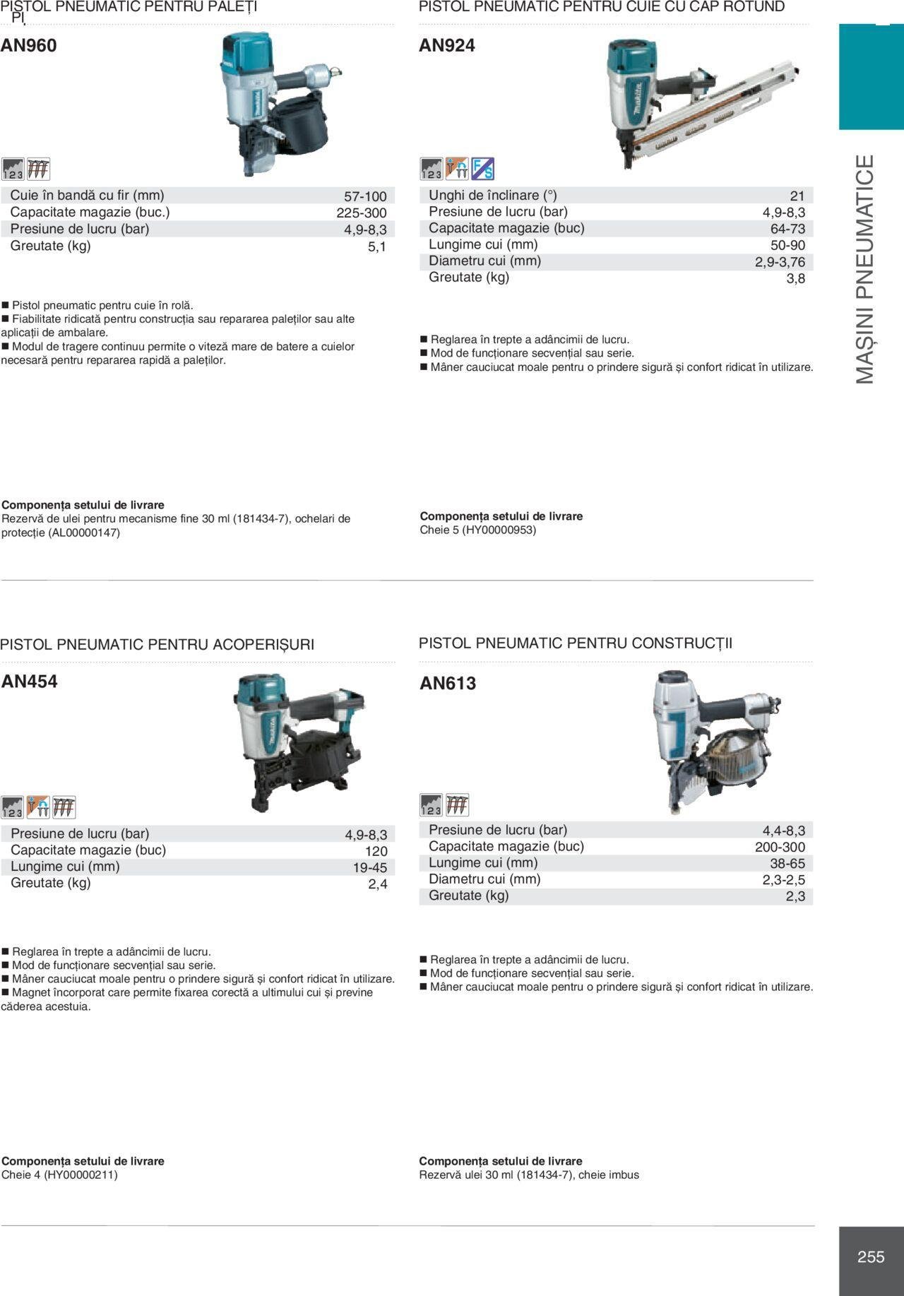 makita - Makita catalog - Mașini Profesionale de joi 01.02.2024 - page: 255