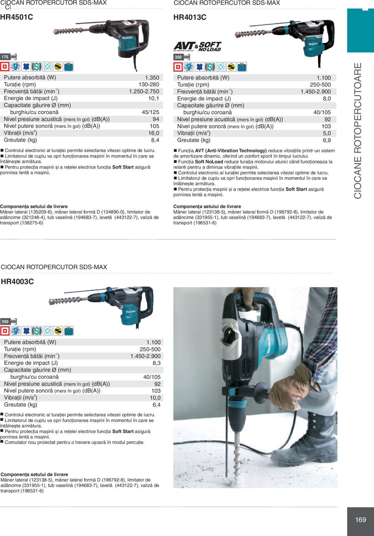 makita - Makita catalog - Mașini Profesionale de joi 01.02.2024 - page: 169