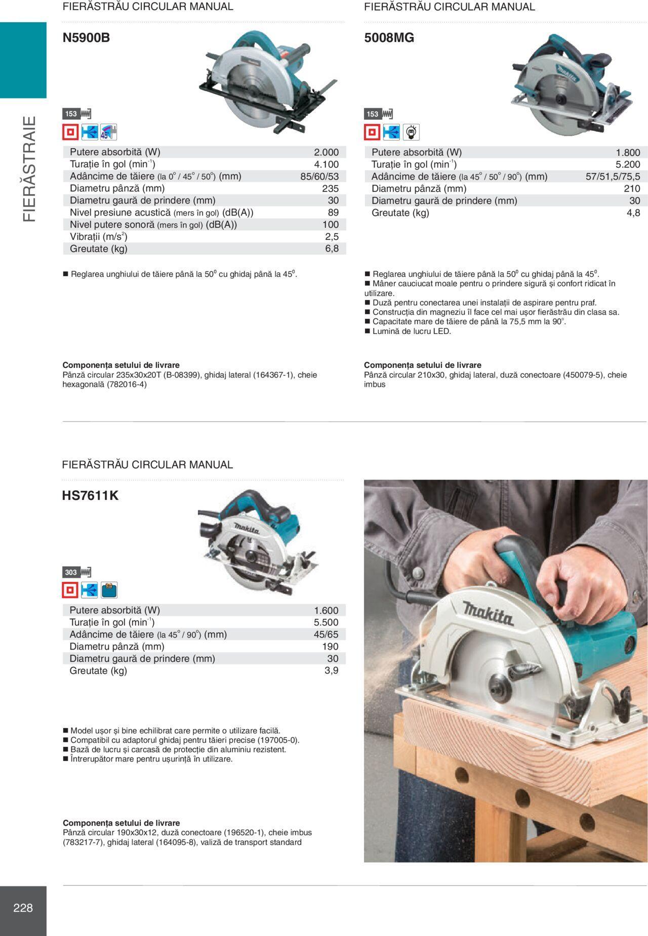 makita - Makita catalog - Mașini Profesionale de joi 01.02.2024 - page: 228