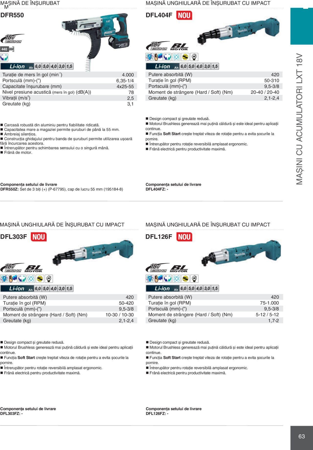 makita - Makita catalog - Mașini Profesionale de joi 01.02.2024 - page: 63