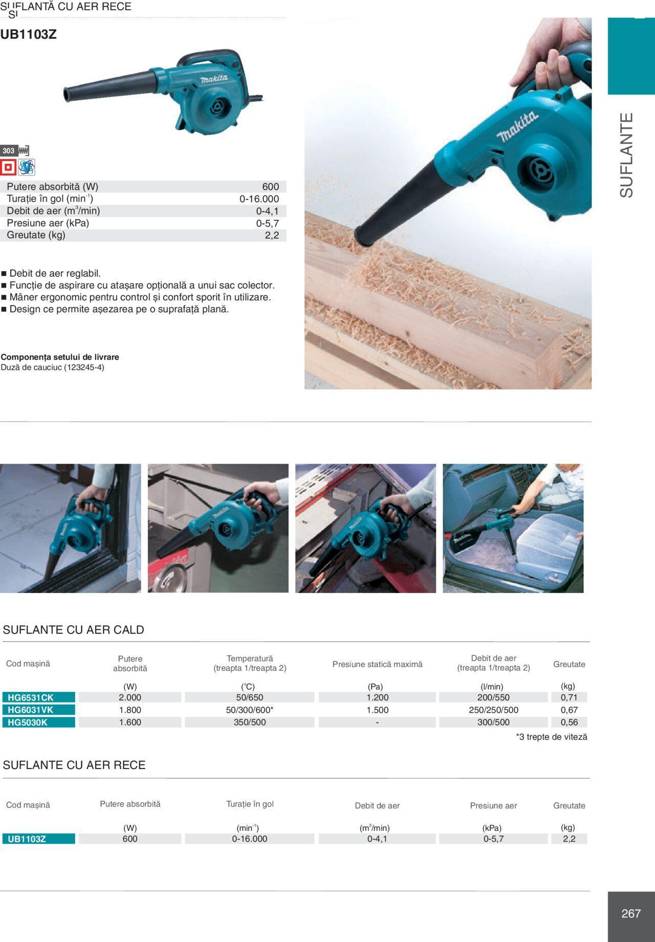 makita - Makita catalog - Mașini Profesionale de joi 01.02.2024 - page: 267