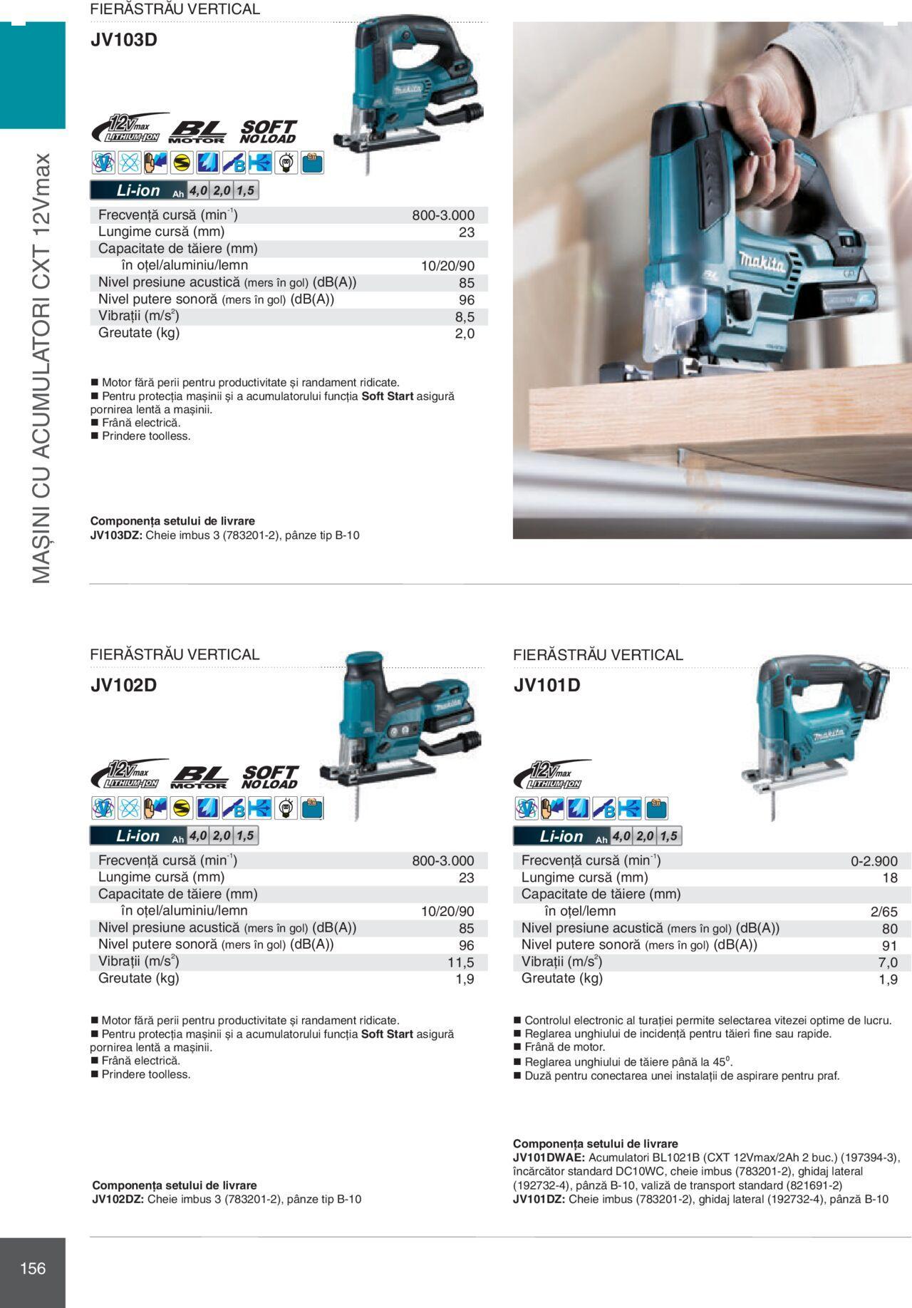 makita - Makita catalog - Mașini Profesionale de joi 01.02.2024 - page: 156