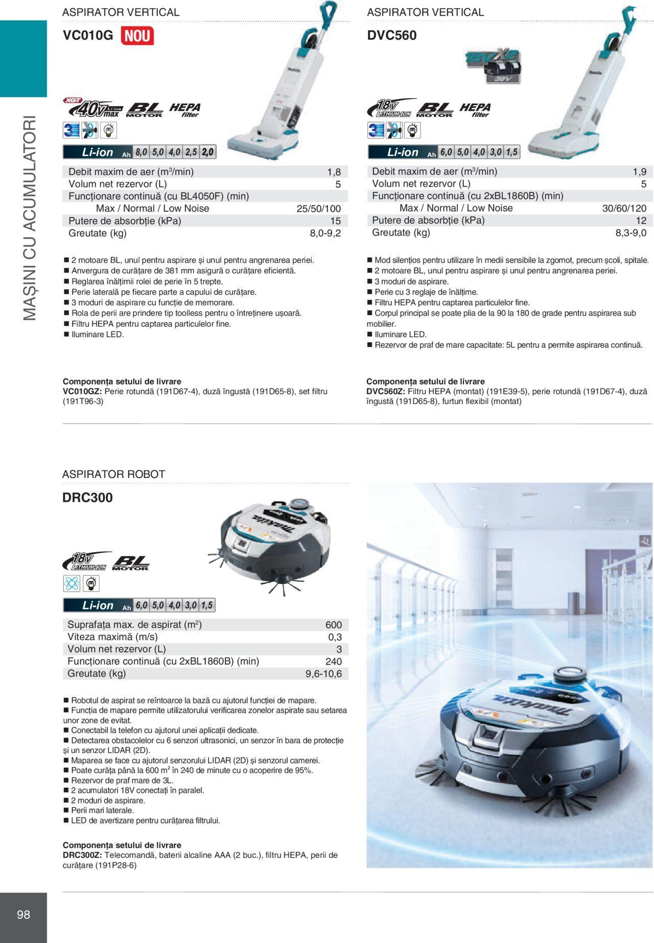 makita - Makita catalog - Mașini Profesionale de joi 01.02.2024 - page: 98