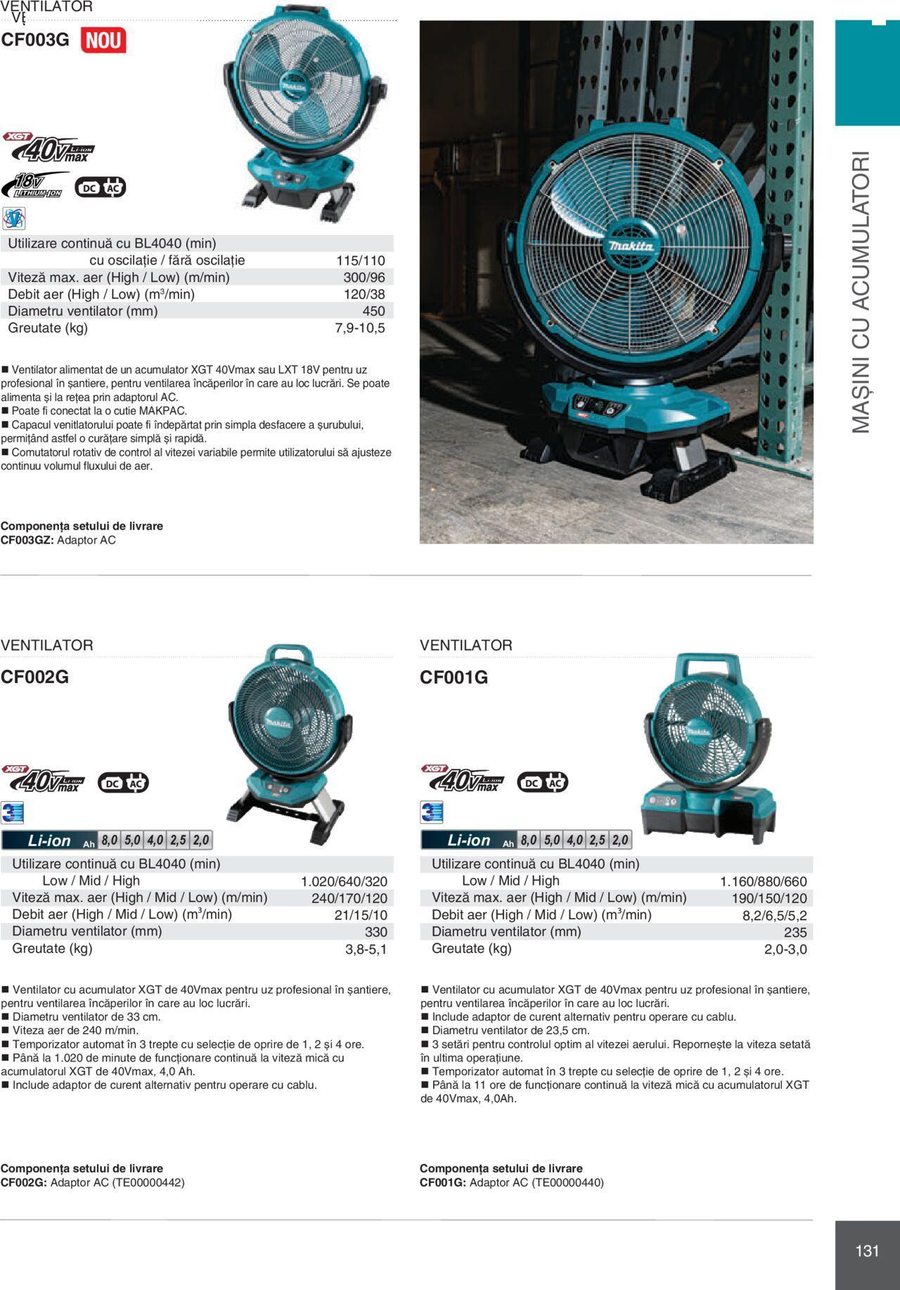 makita - Makita catalog - Mașini Profesionale de joi 01.02.2024 - page: 131