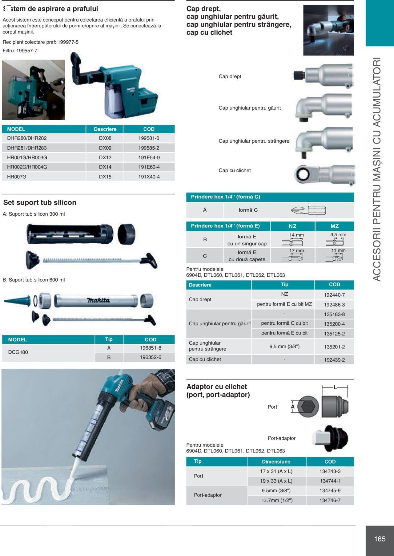 makita - Makita catalog - Mașini Profesionale de joi 01.02.2024 - page: 165