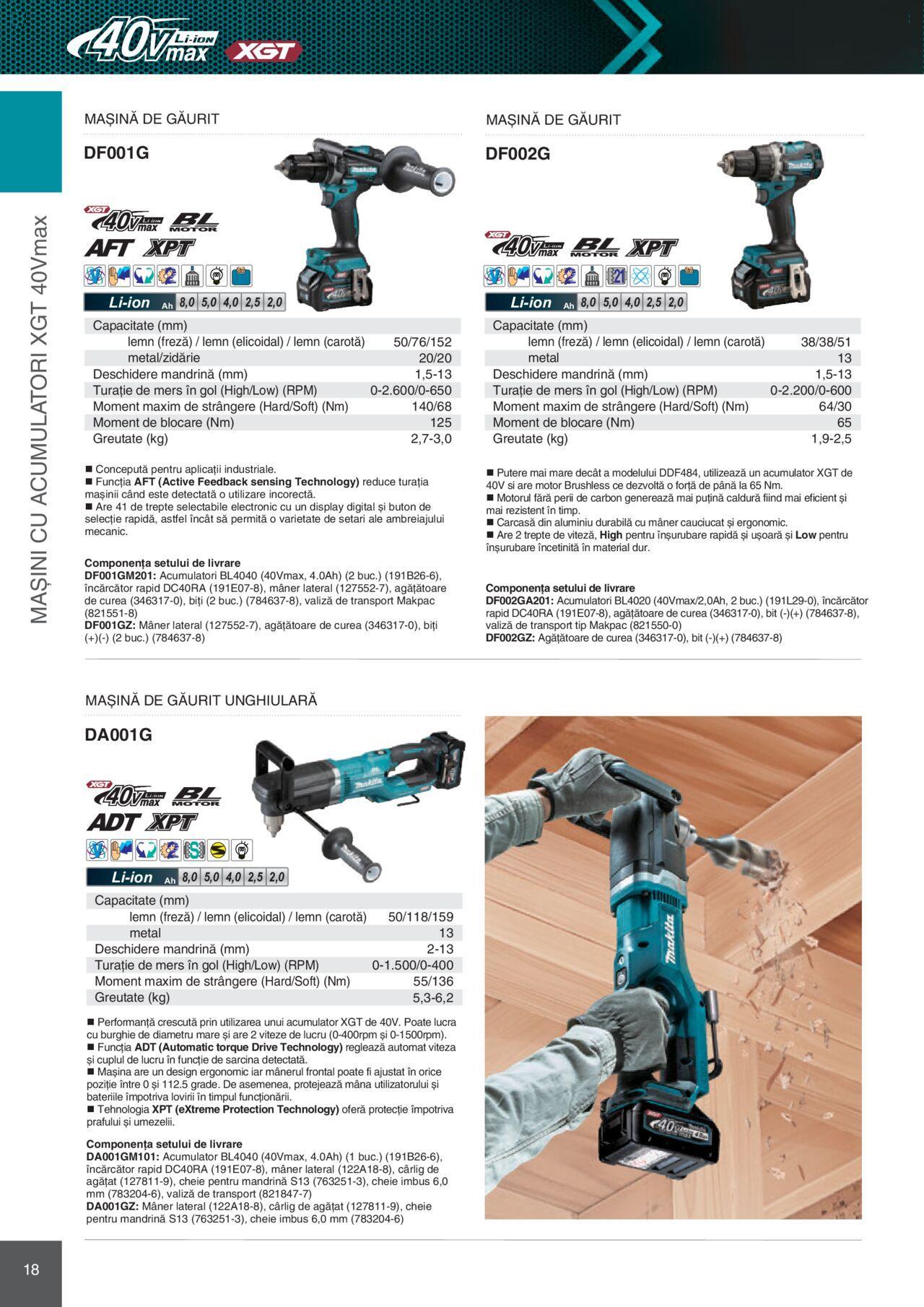 makita - Makita catalog - Mașini Profesionale de joi 01.02.2024 - page: 18