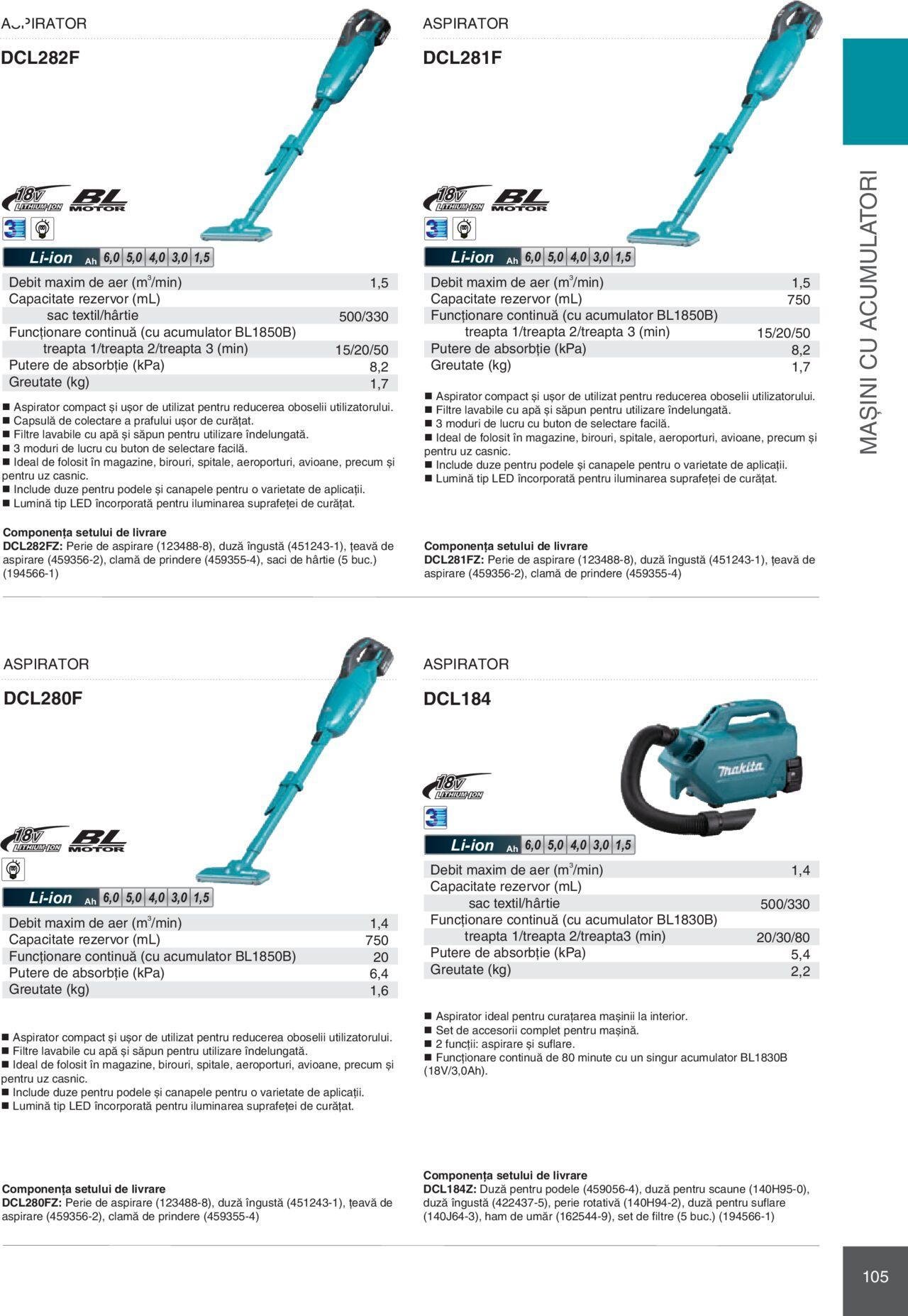 makita - Makita catalog - Mașini Profesionale de joi 01.02.2024 - page: 105