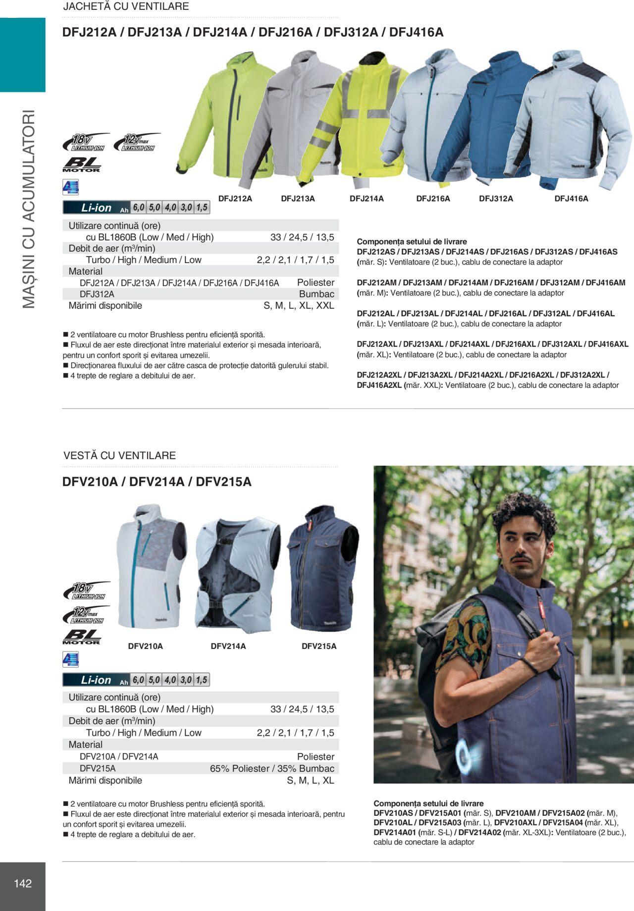 makita - Makita catalog - Mașini Profesionale de joi 01.02.2024 - page: 142