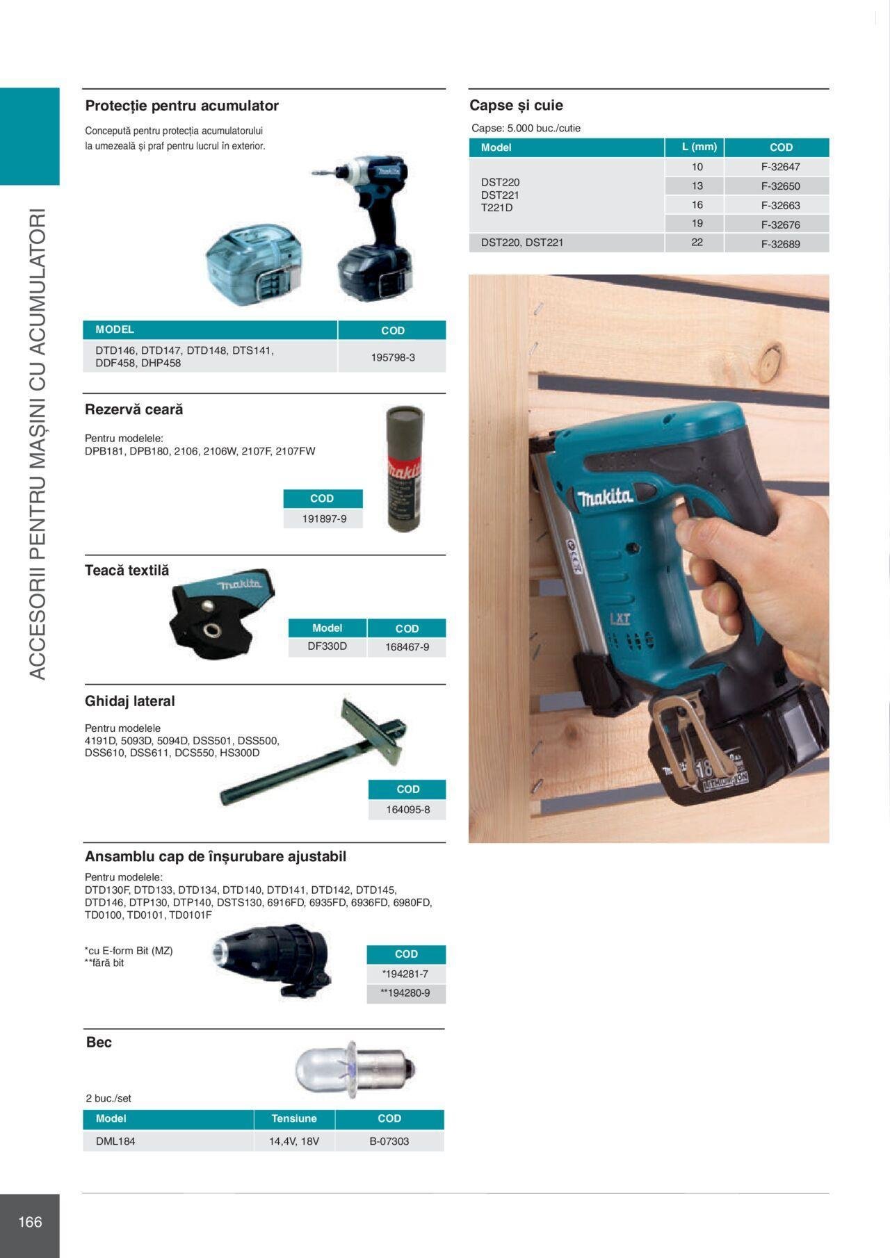 makita - Makita catalog - Mașini Profesionale de joi 01.02.2024 - page: 166