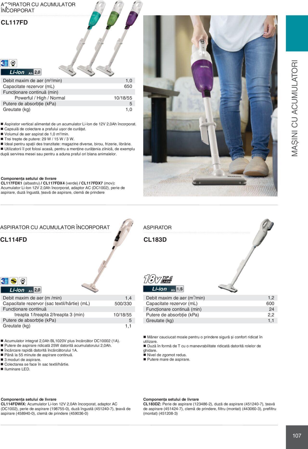 makita - Makita catalog - Mașini Profesionale de joi 01.02.2024 - page: 107