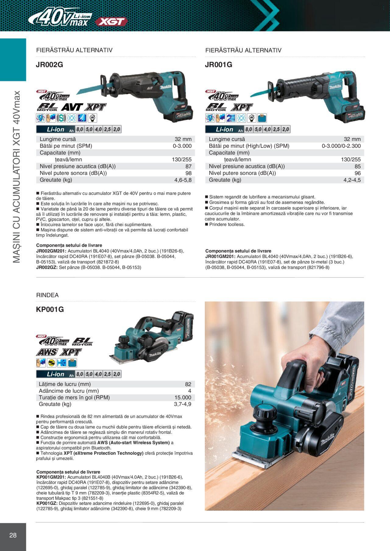 makita - Makita catalog - Mașini Profesionale de joi 01.02.2024 - page: 28