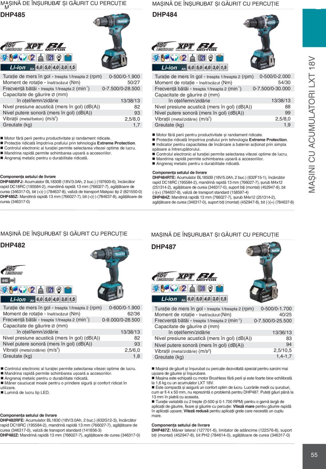 makita - Makita catalog - Mașini Profesionale de joi 01.02.2024 - page: 55