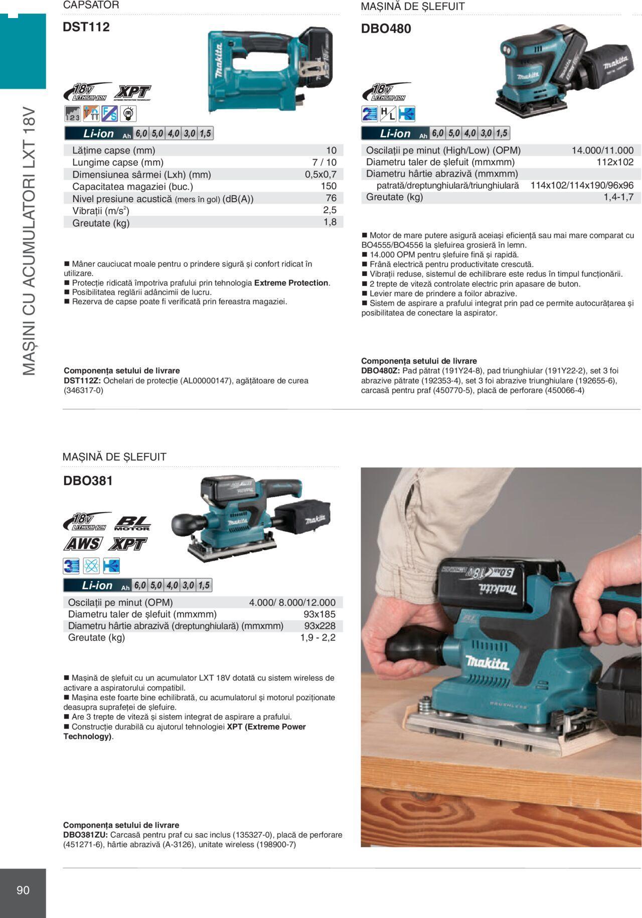 makita - Makita catalog - Mașini Profesionale de joi 01.02.2024 - page: 90