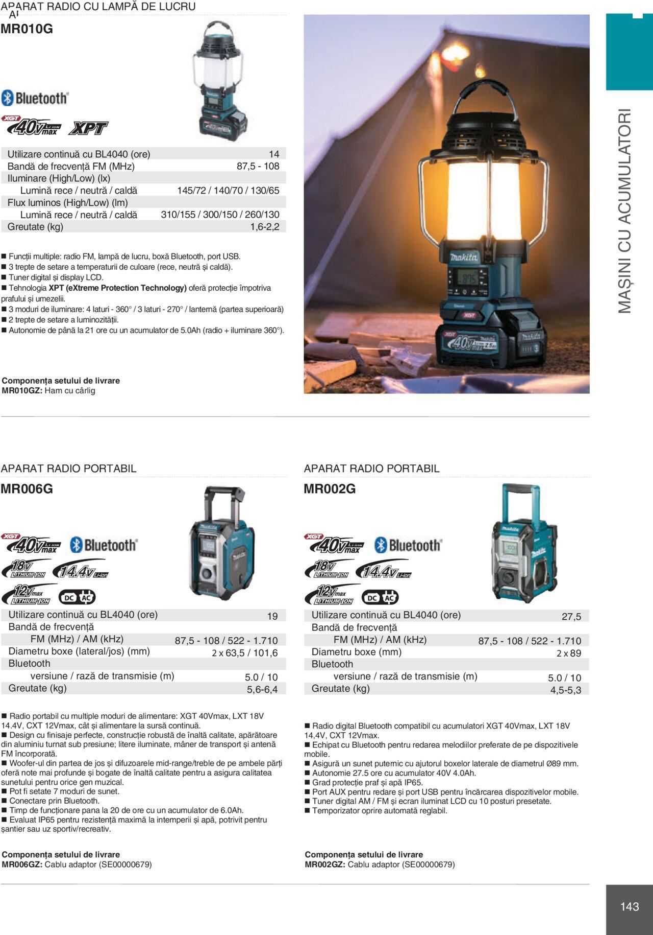 makita - Makita catalog - Mașini Profesionale de joi 01.02.2024 - page: 143