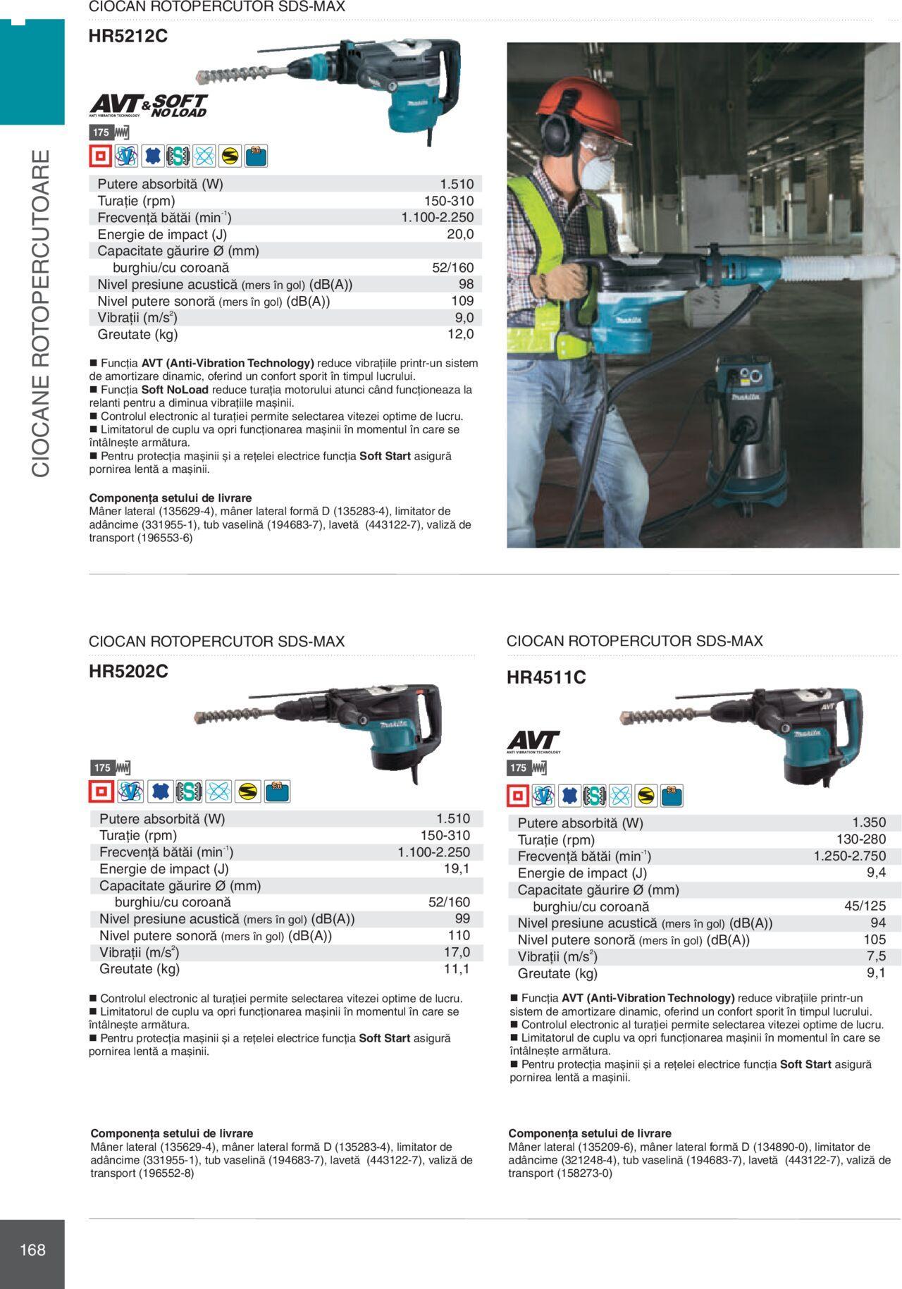 makita - Makita catalog - Mașini Profesionale de joi 01.02.2024 - page: 168