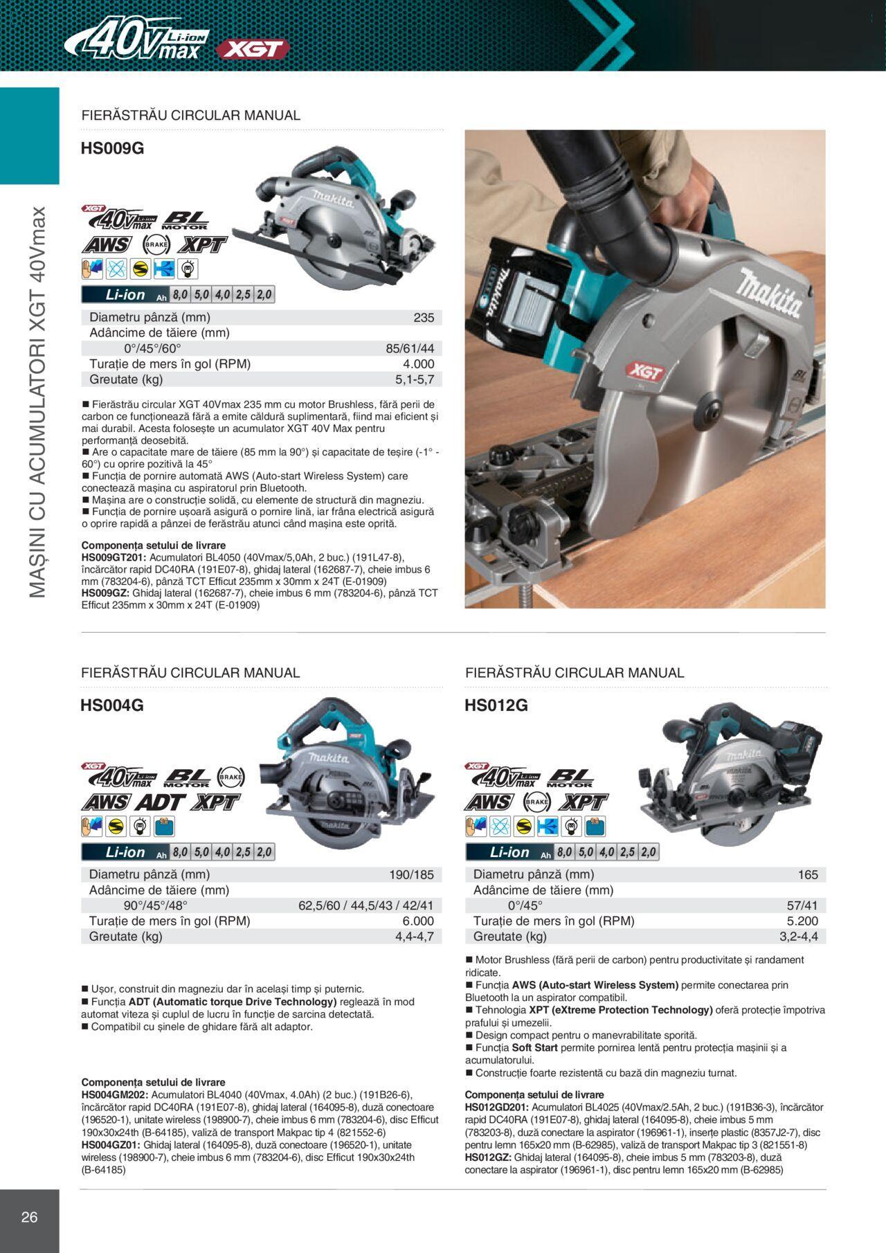 makita - Makita catalog - Mașini Profesionale de joi 01.02.2024 - page: 26